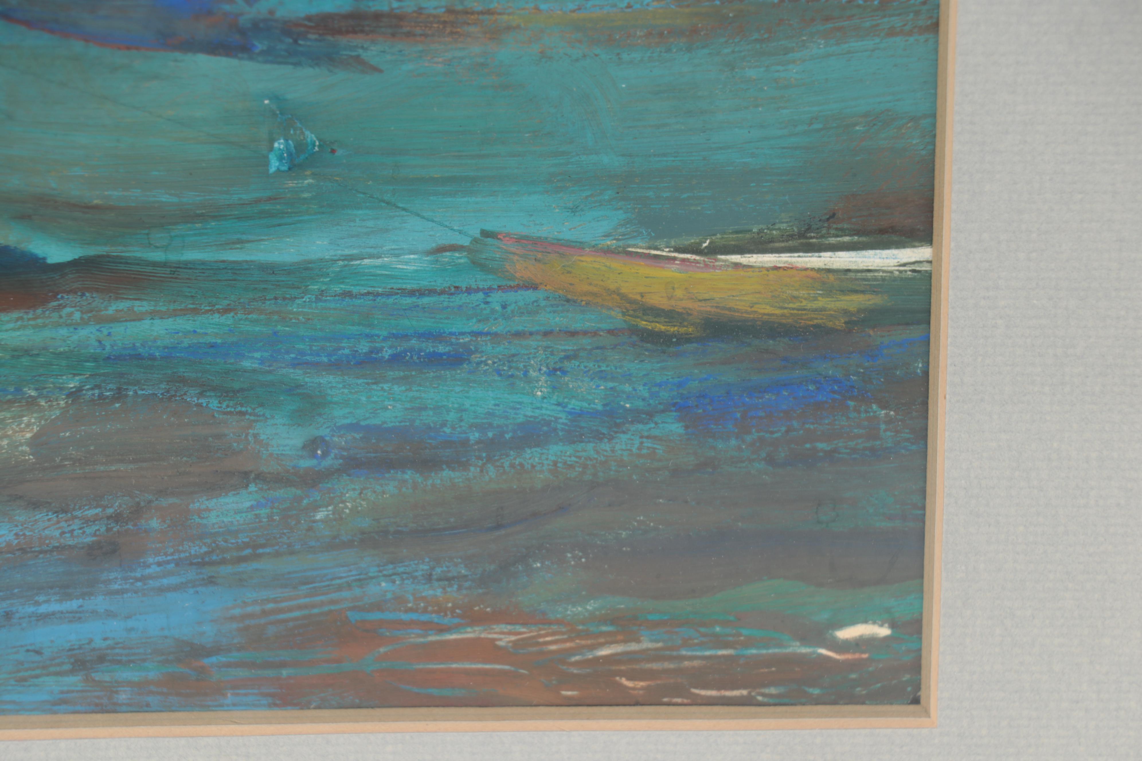 Paul Chidlaw Landscape Watercolor Painting, 1966