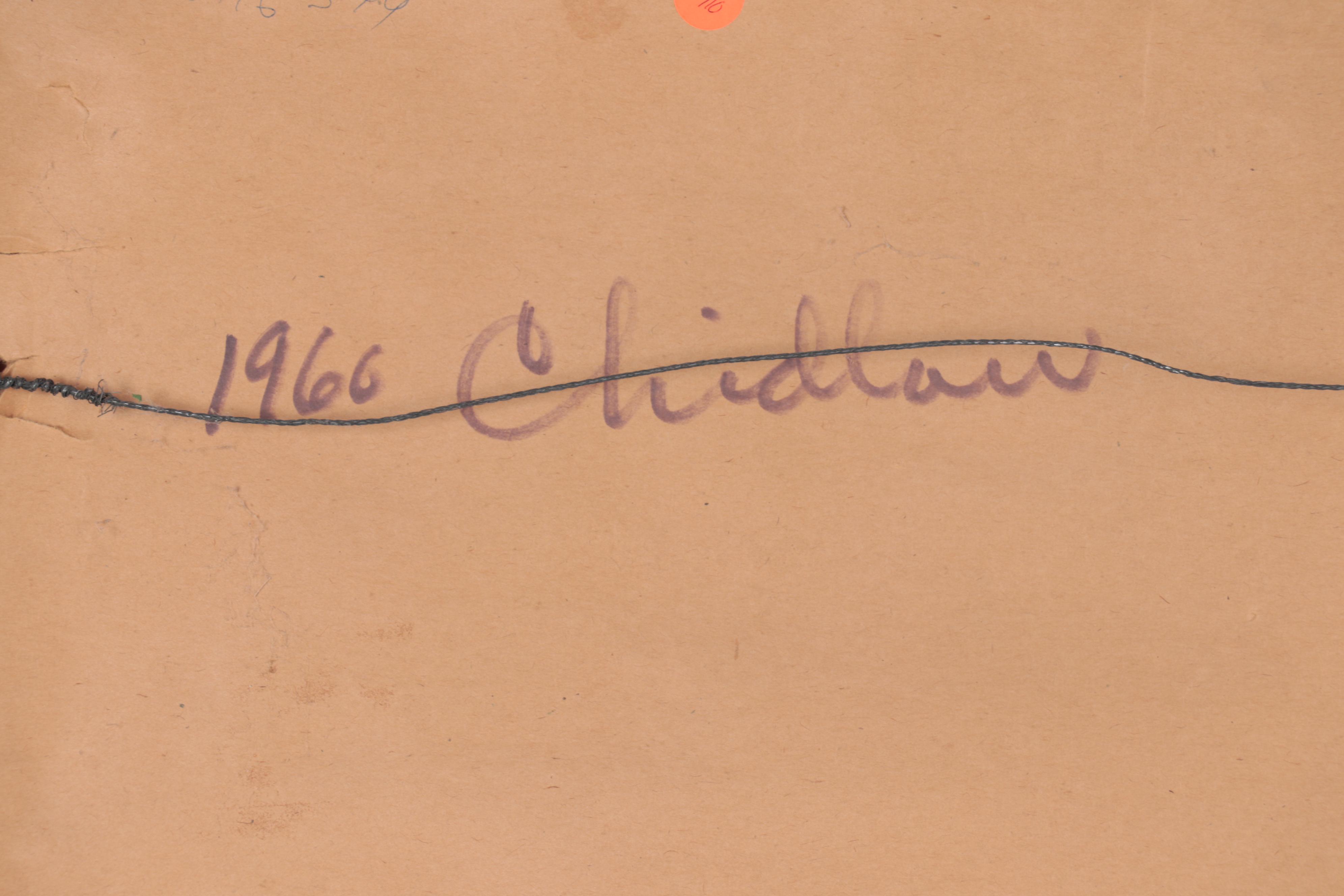 Paul Chidlaw Landscape Watercolor Painting, 1966