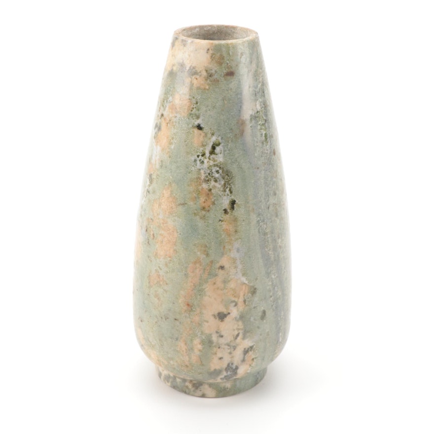 Hand-Carved Soapstone Bud Vase