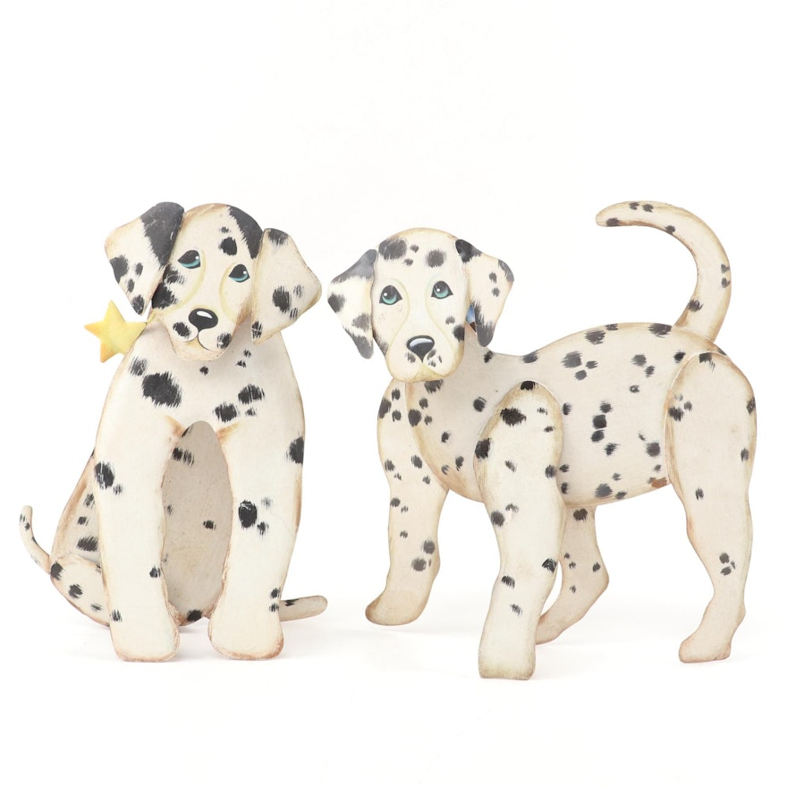 The Round Top Collection of Painted Metal Dog Décor
