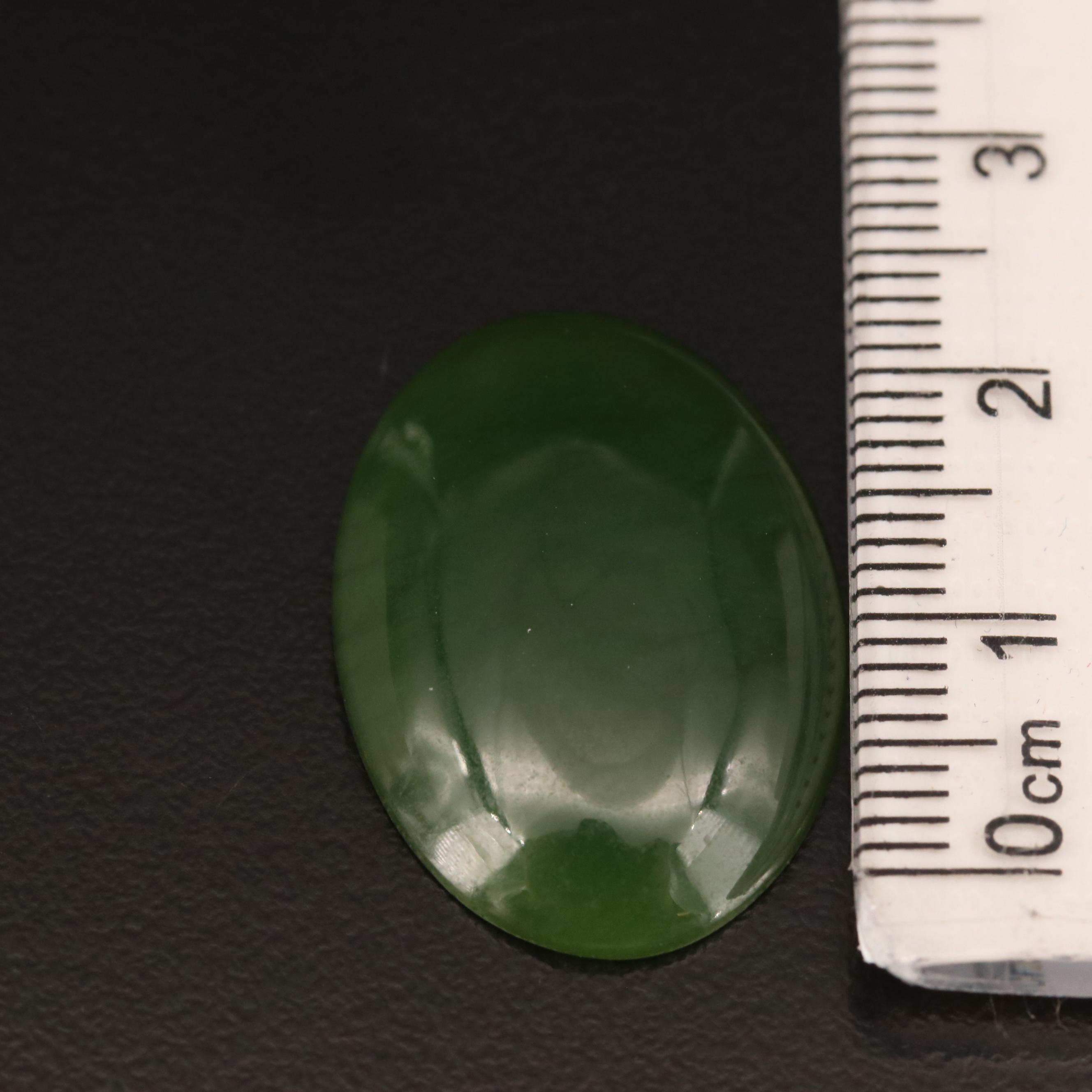 Loose Oval Nephrite Cabochon