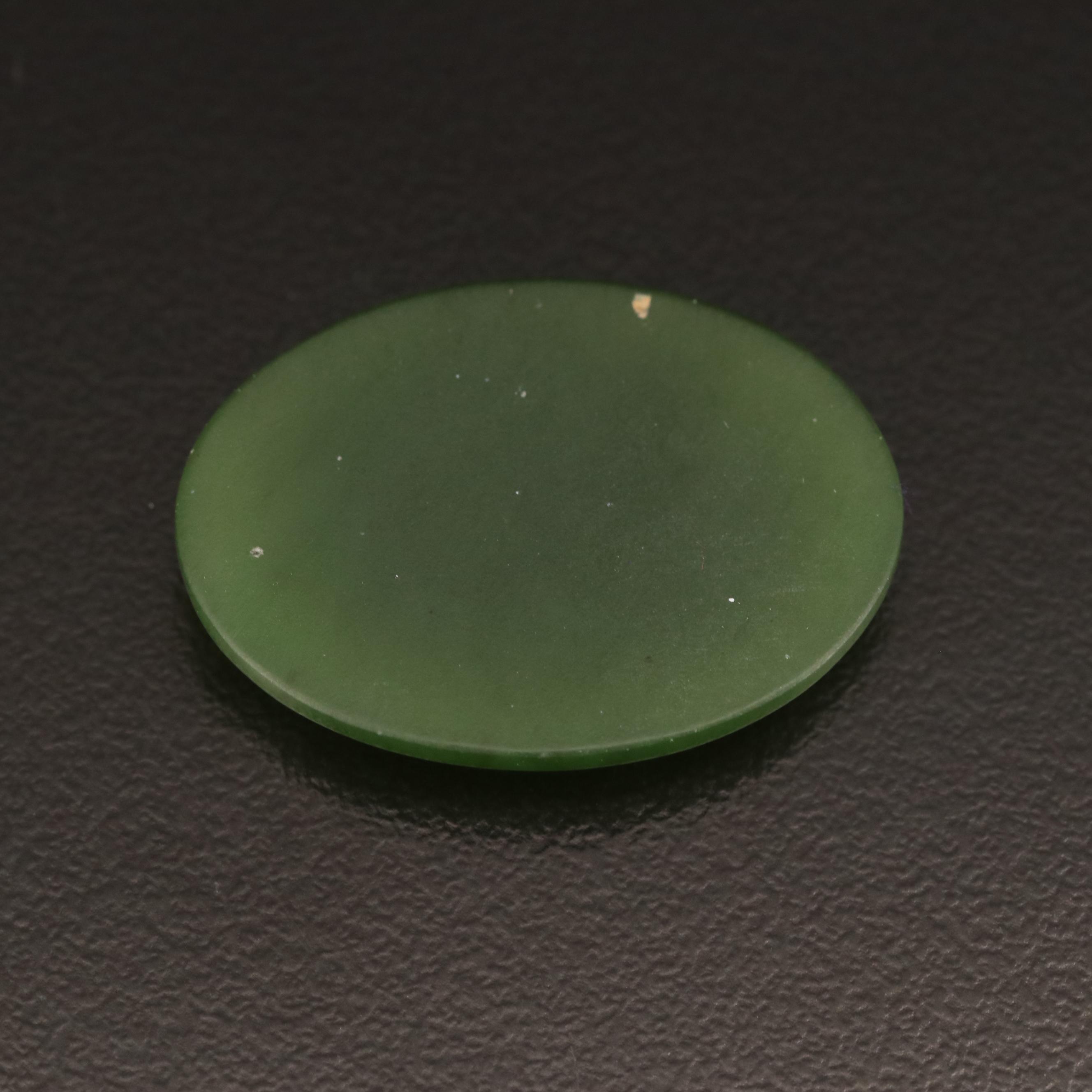Loose Oval Nephrite Cabochon