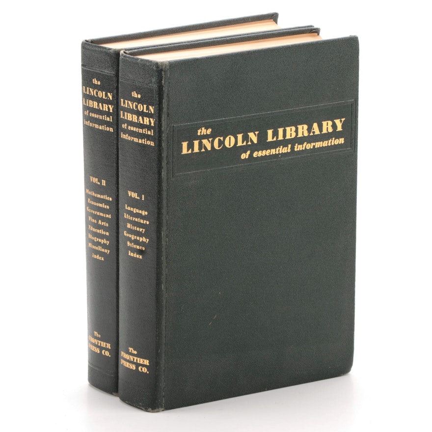 "The Lincoln Library of Essential Information" Vol. I–II, 1953