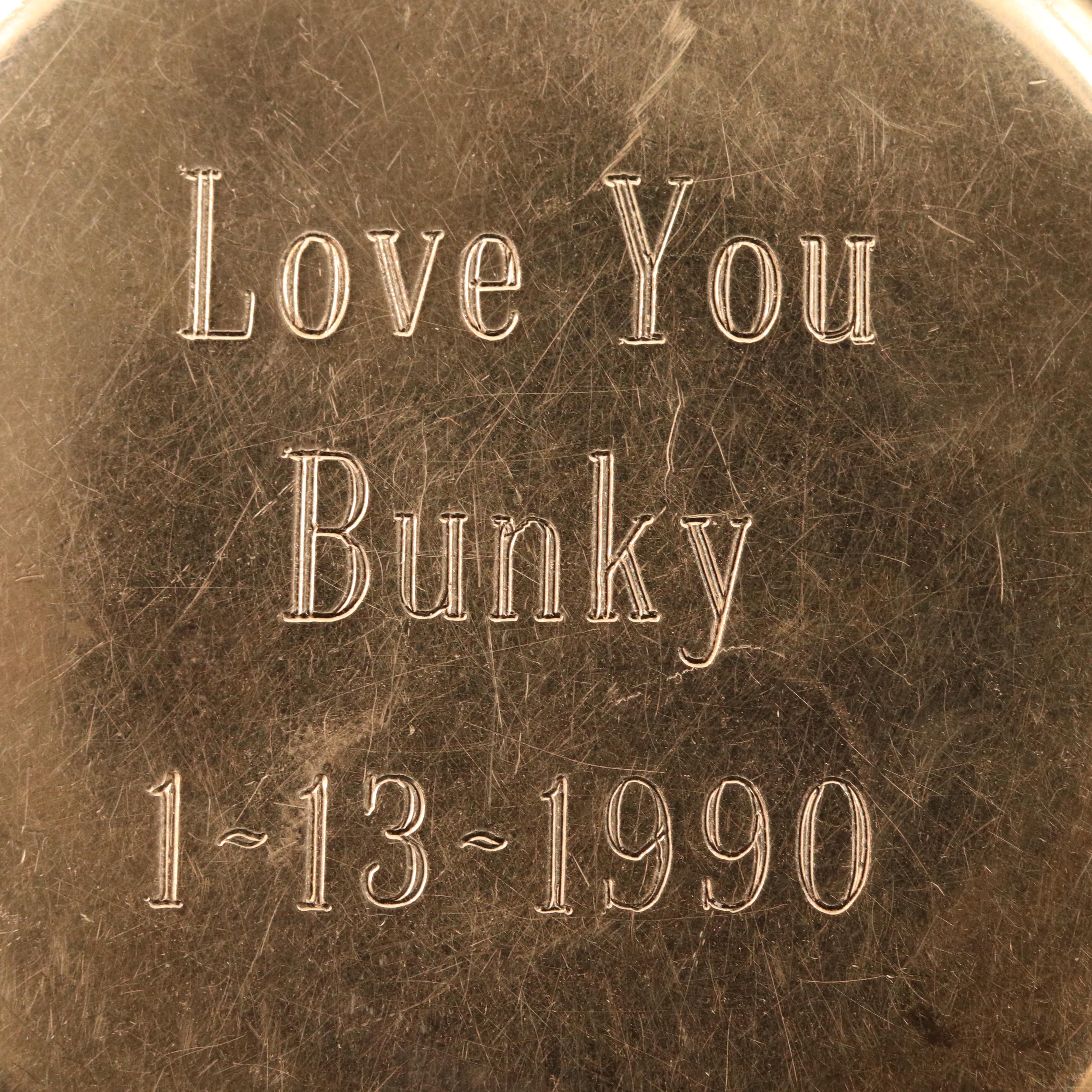 Vintage Admiral Gold Filled Open Face Pocket Watch