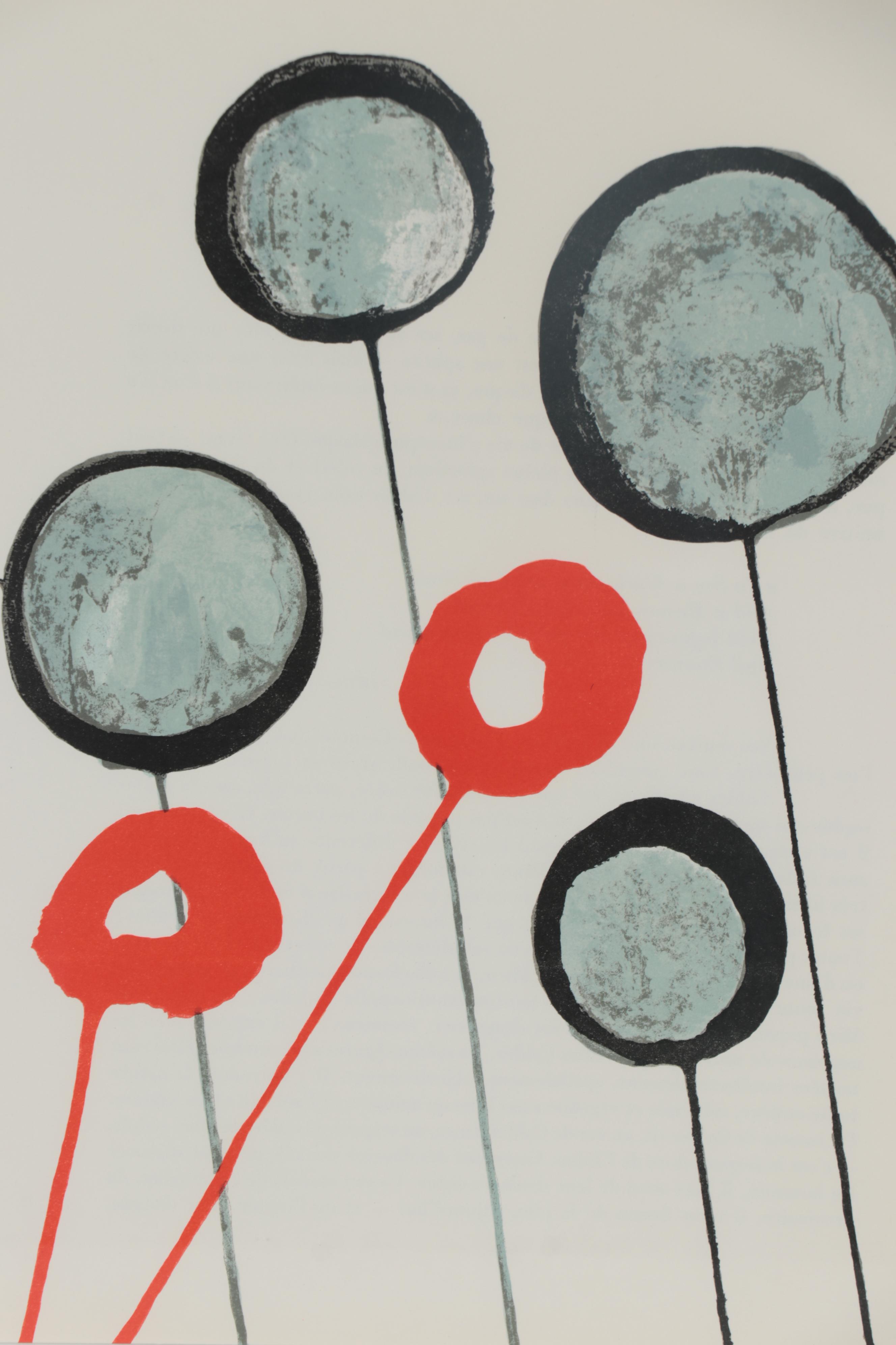 Alexander Calder Color Lithograph for "Derrière le Miroir," 1966