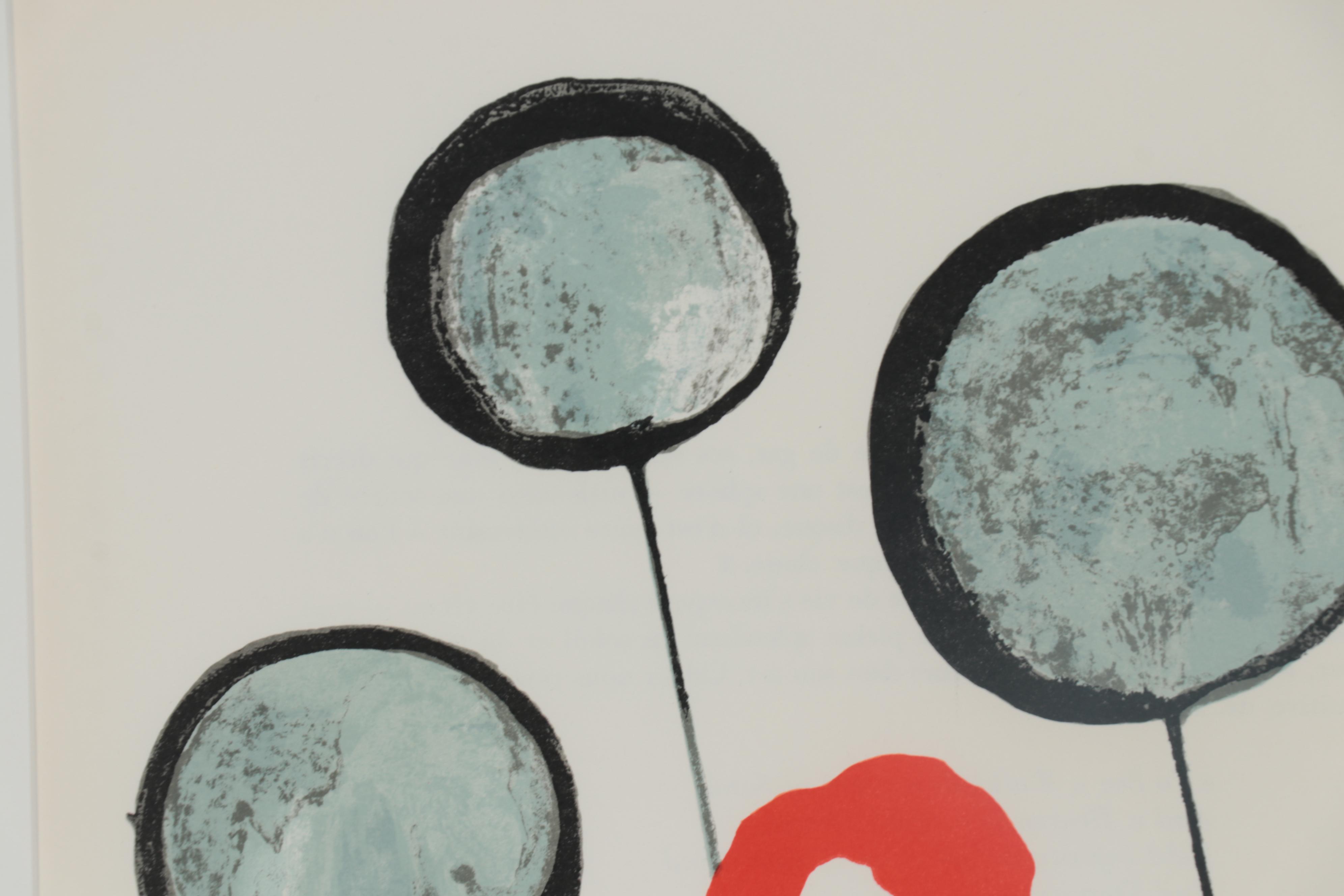 Alexander Calder Color Lithograph for "Derrière le Miroir," 1966