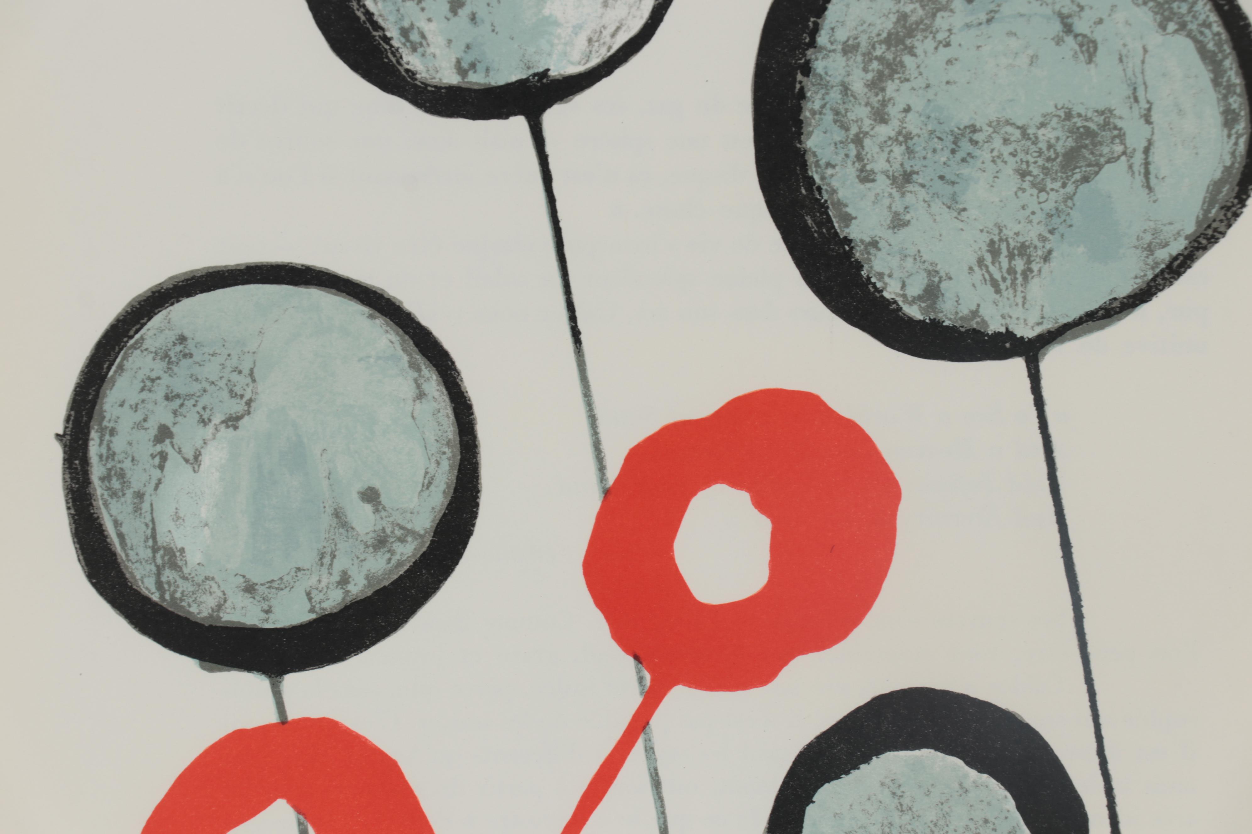 Alexander Calder Color Lithograph for "Derrière le Miroir," 1966