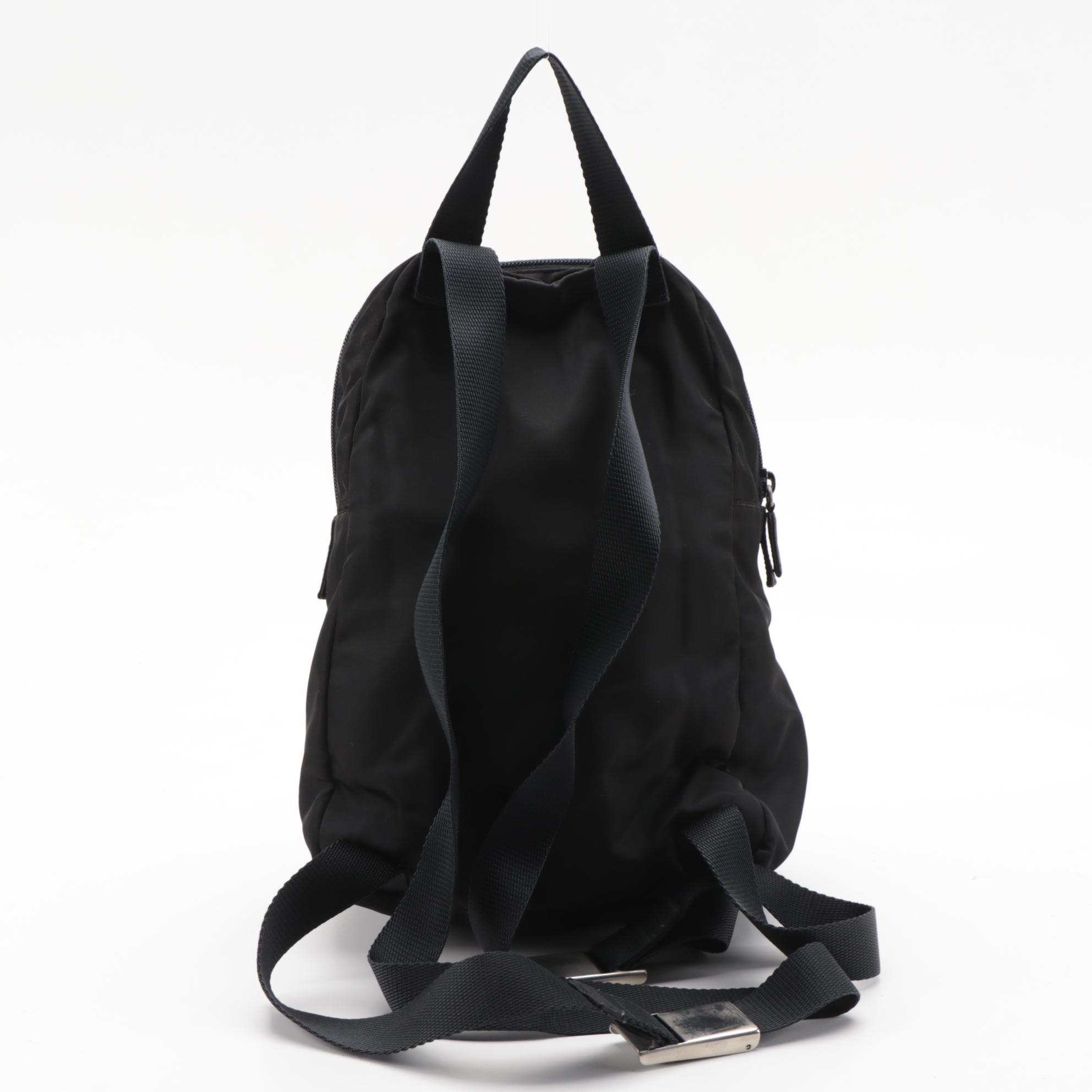 Prada Mini Backpack in Black Tessuto Nylon