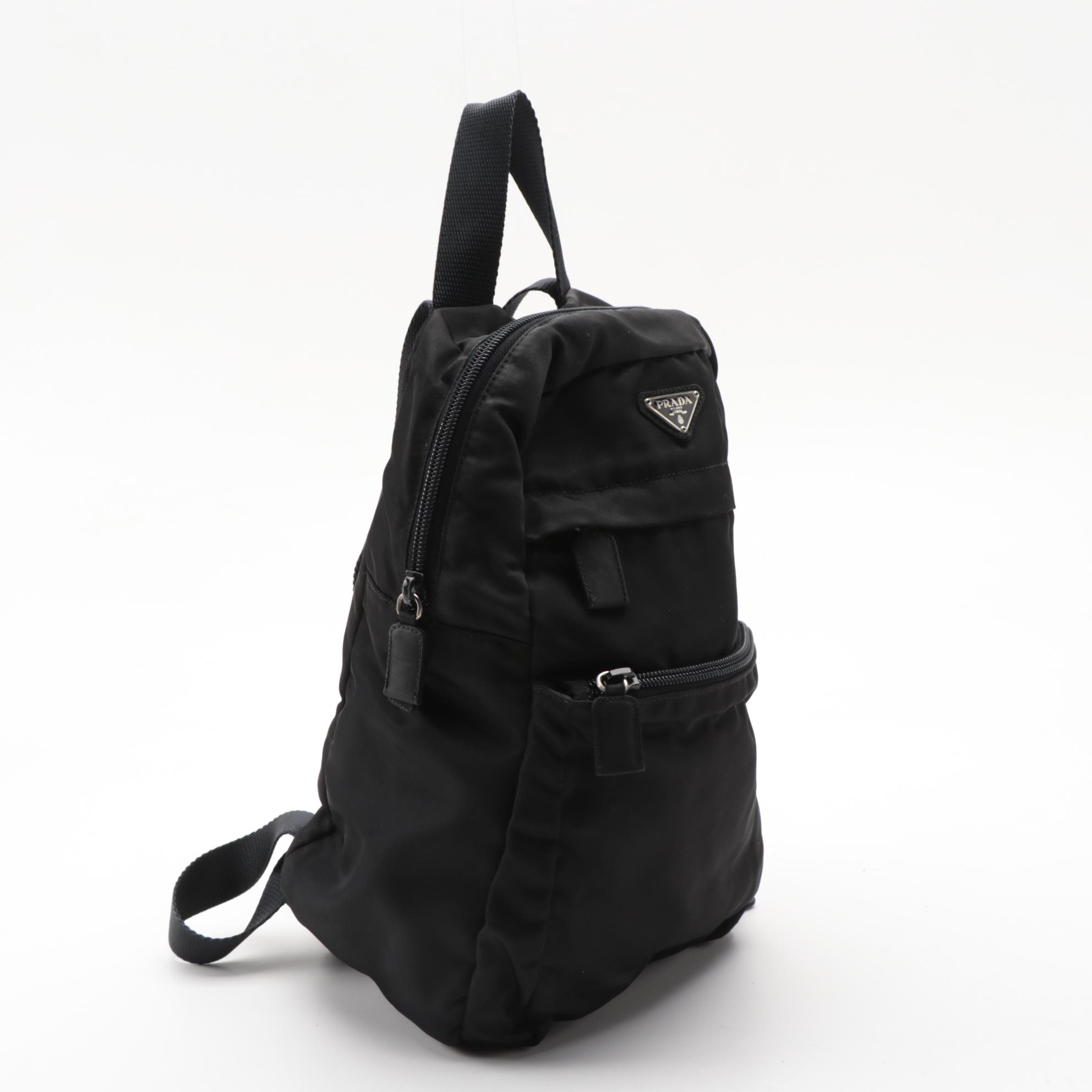 Prada Mini Backpack in Black Tessuto Nylon