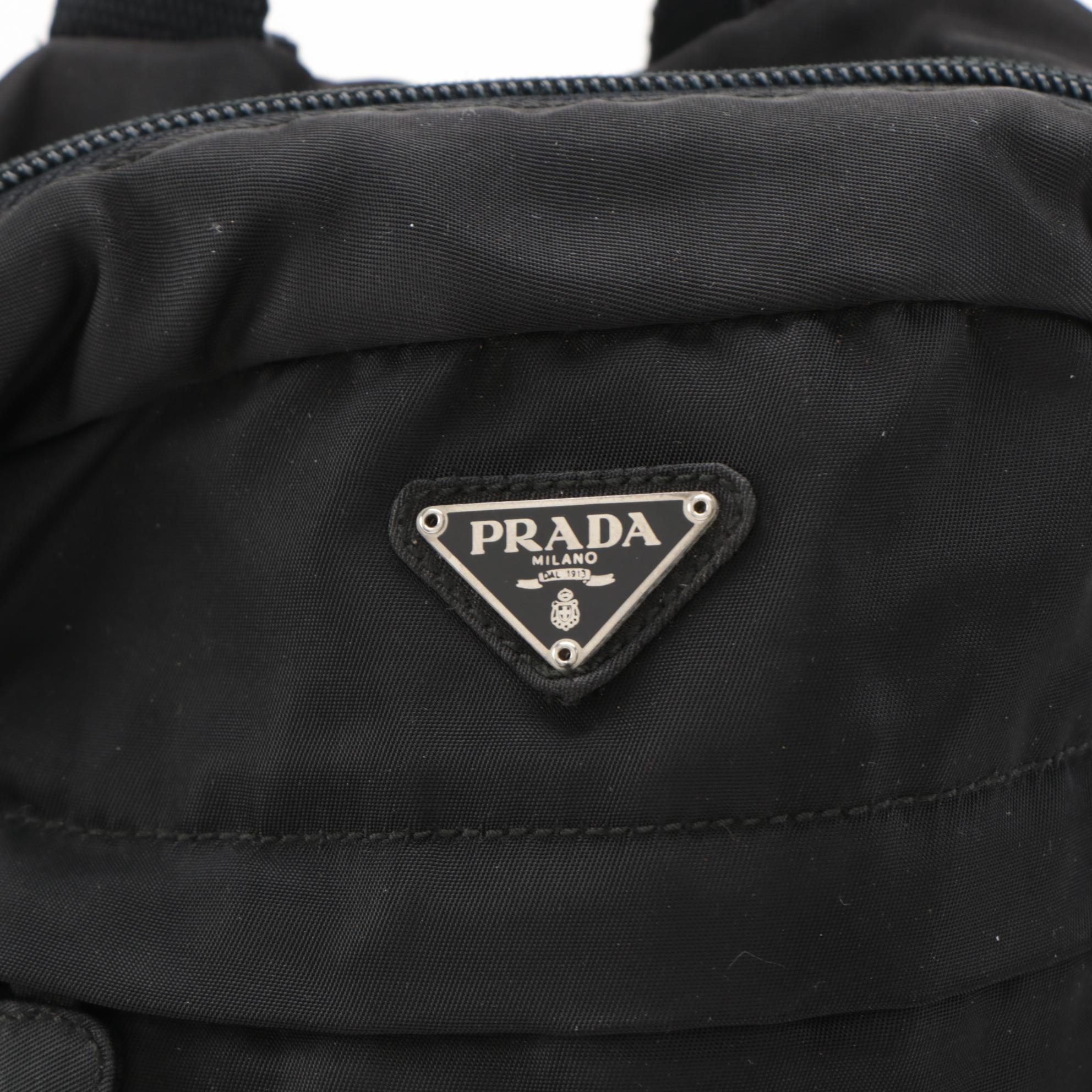 Prada Mini Backpack in Black Tessuto Nylon