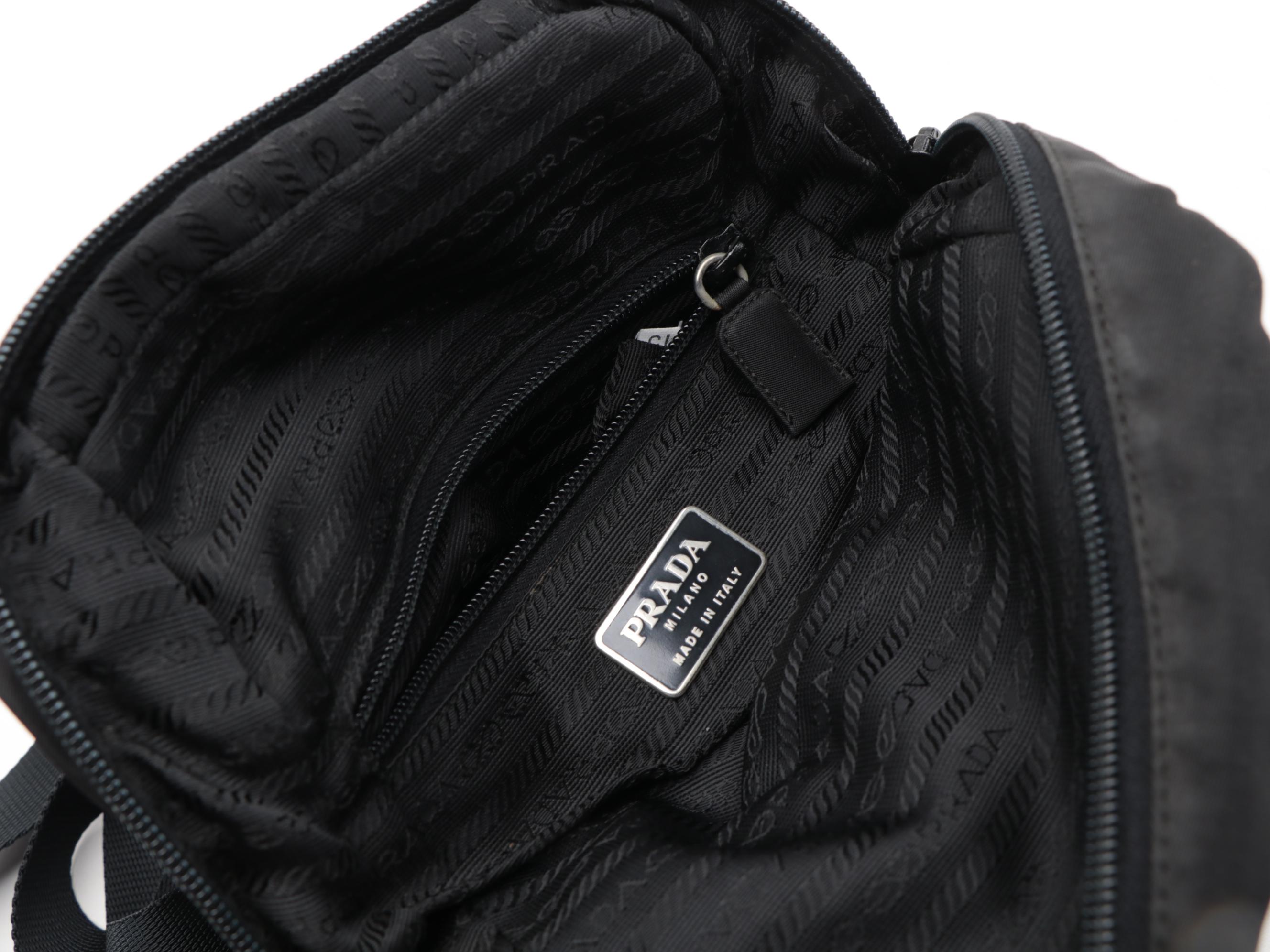 Prada Mini Backpack in Black Tessuto Nylon