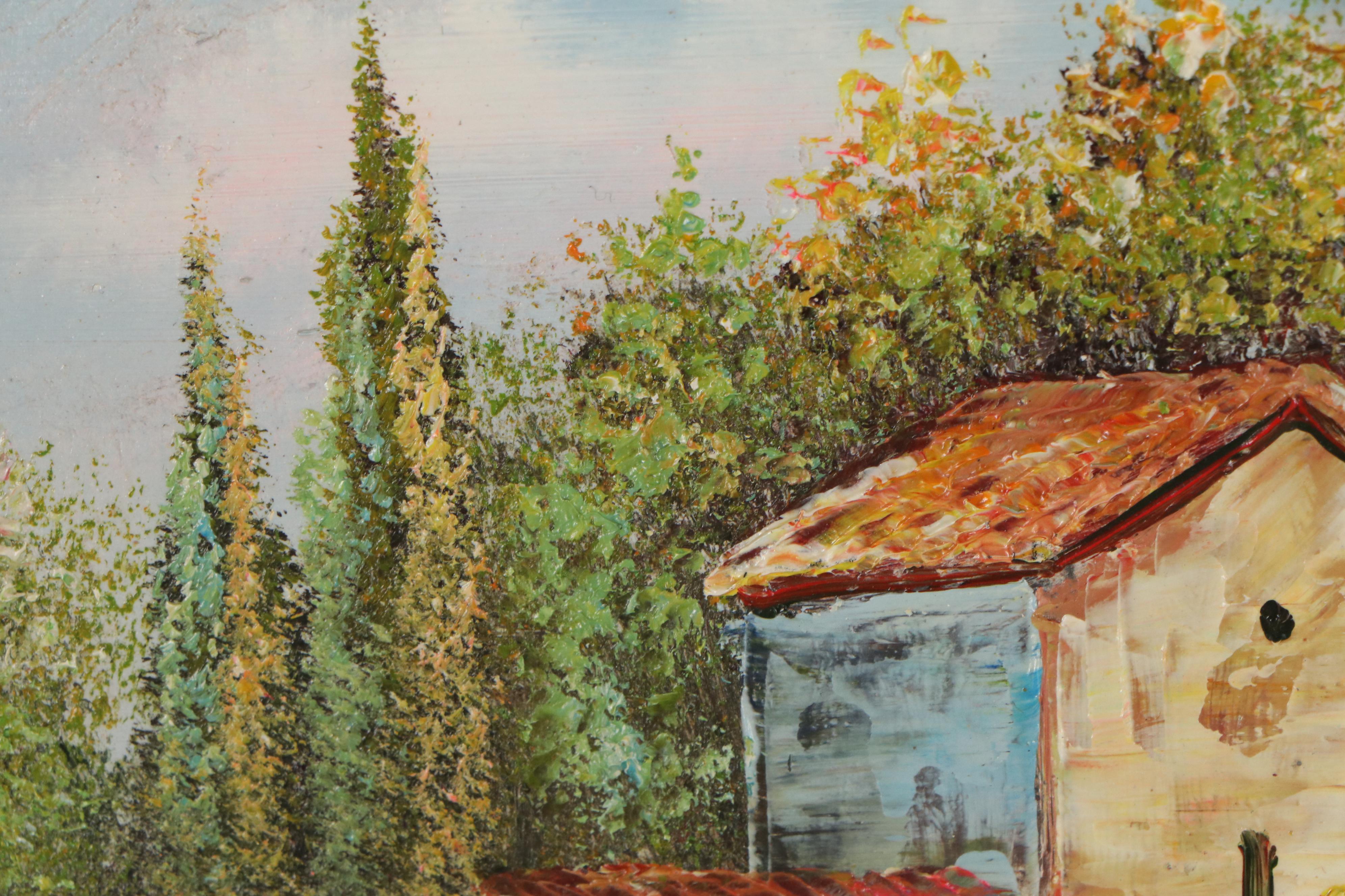 Aldo Soleri Oil Painting "Paesaggio"