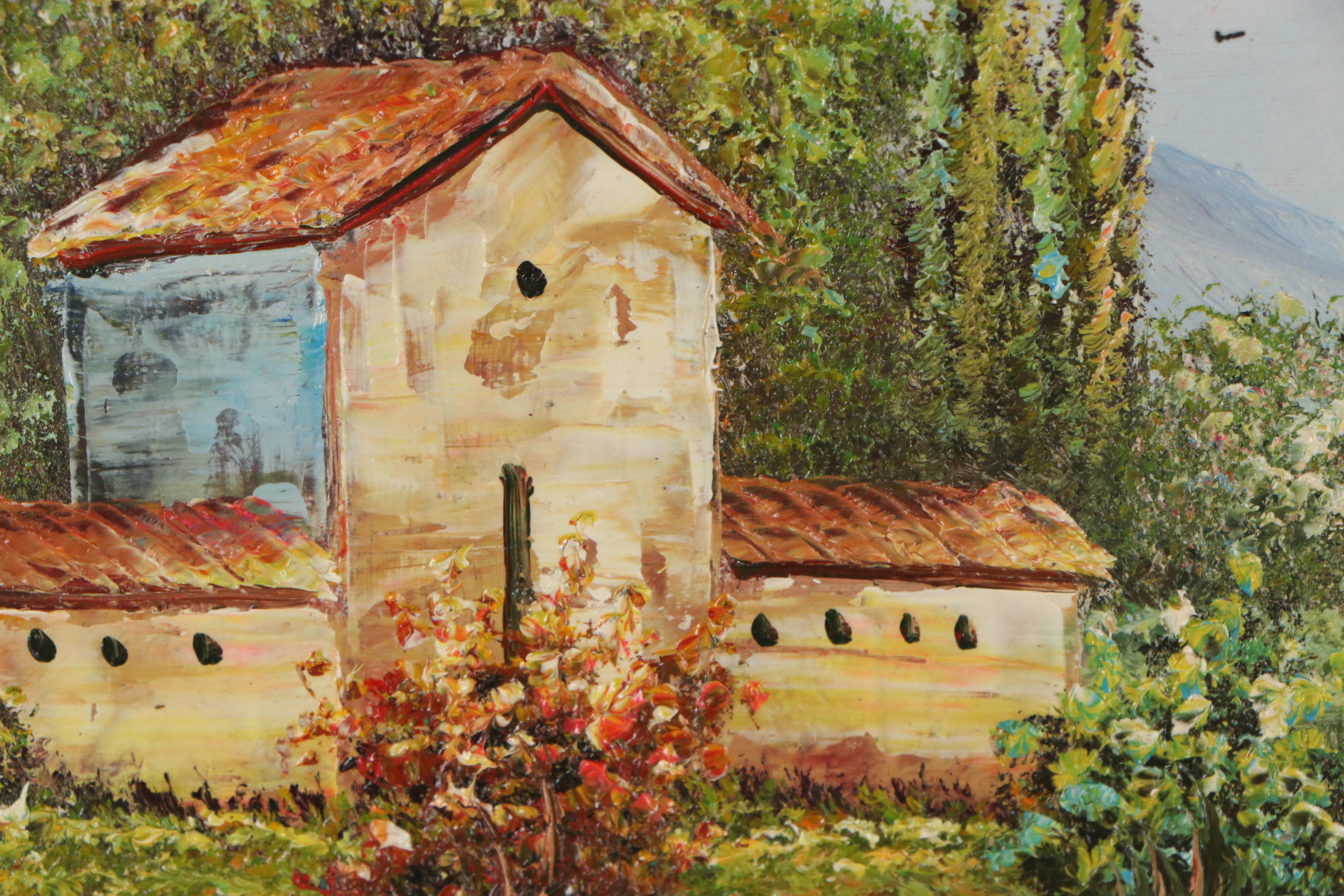 Aldo Soleri Oil Painting "Paesaggio"