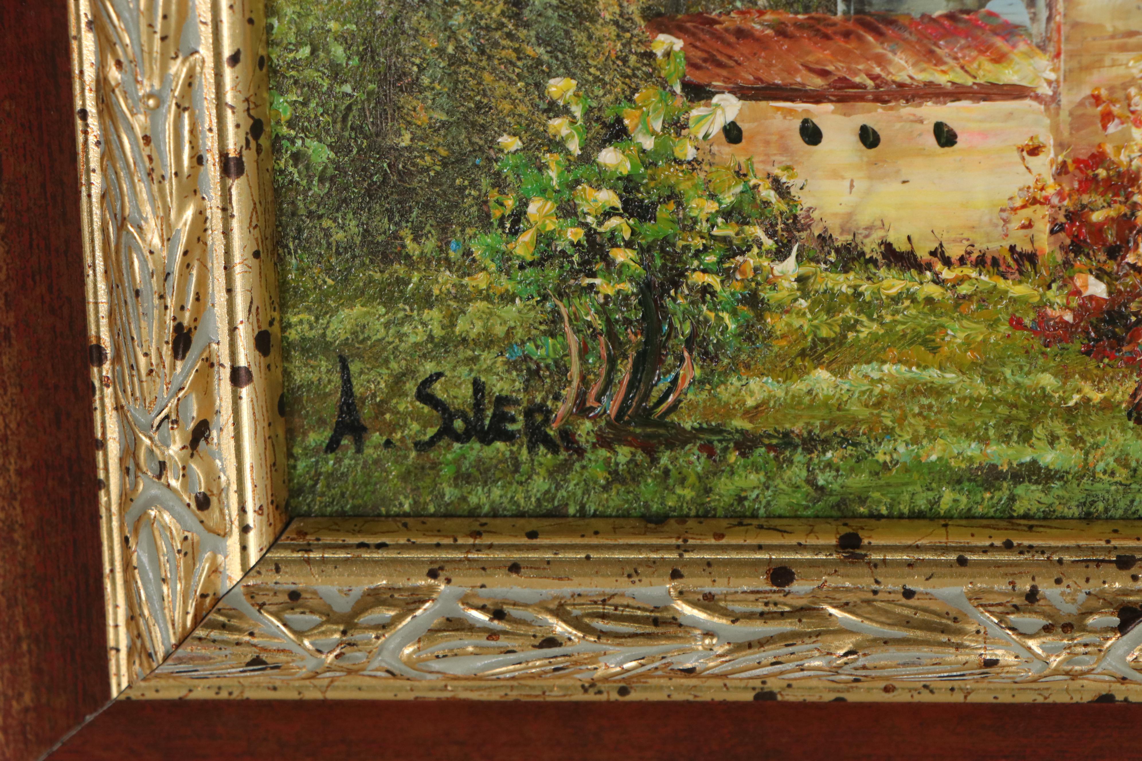 Aldo Soleri Oil Painting "Paesaggio"