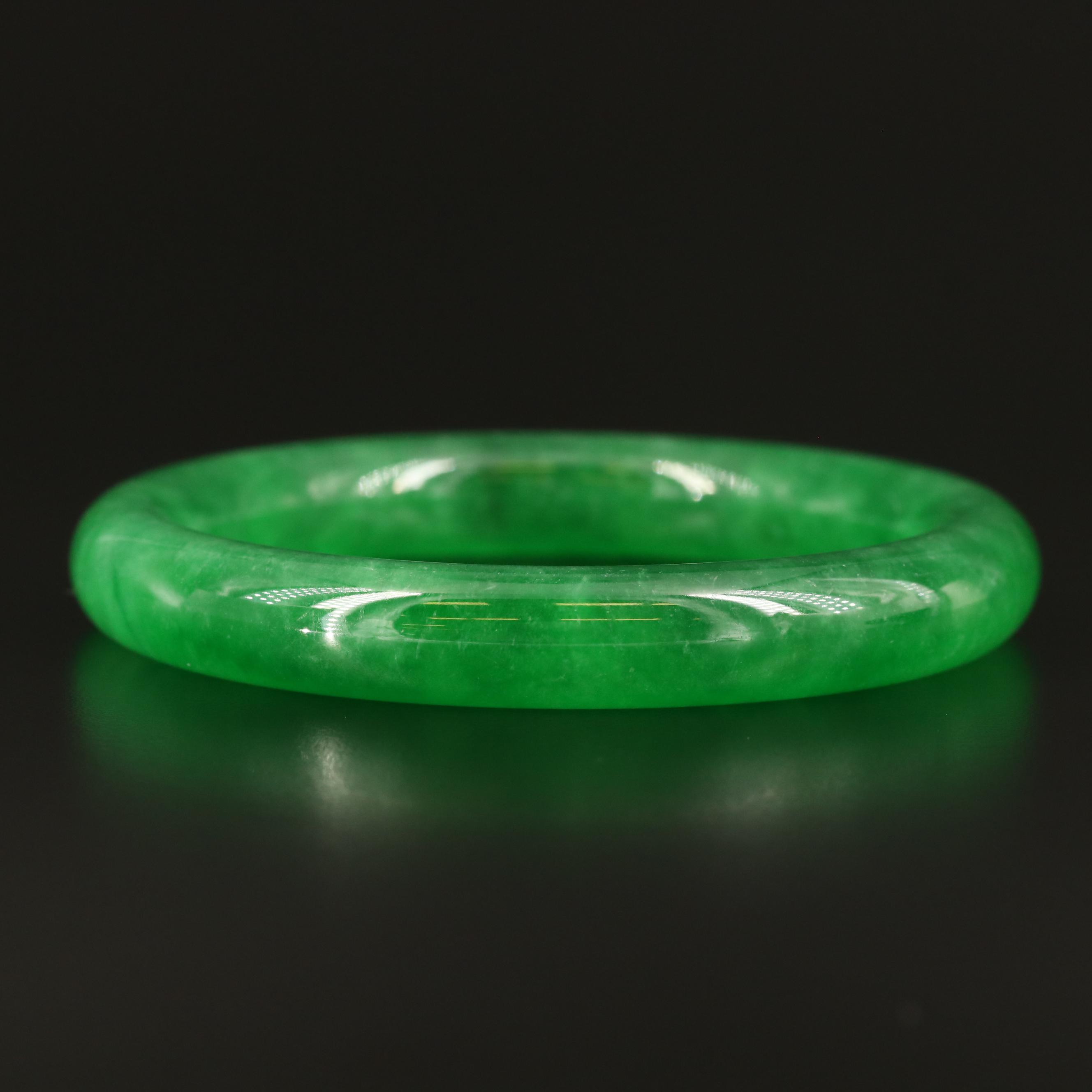 Jadeite Hololith Bangle