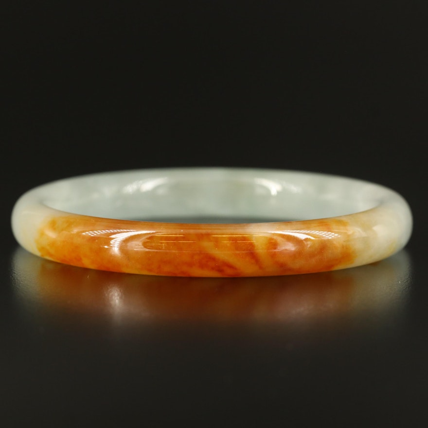 Jadeite Hololith Bangle