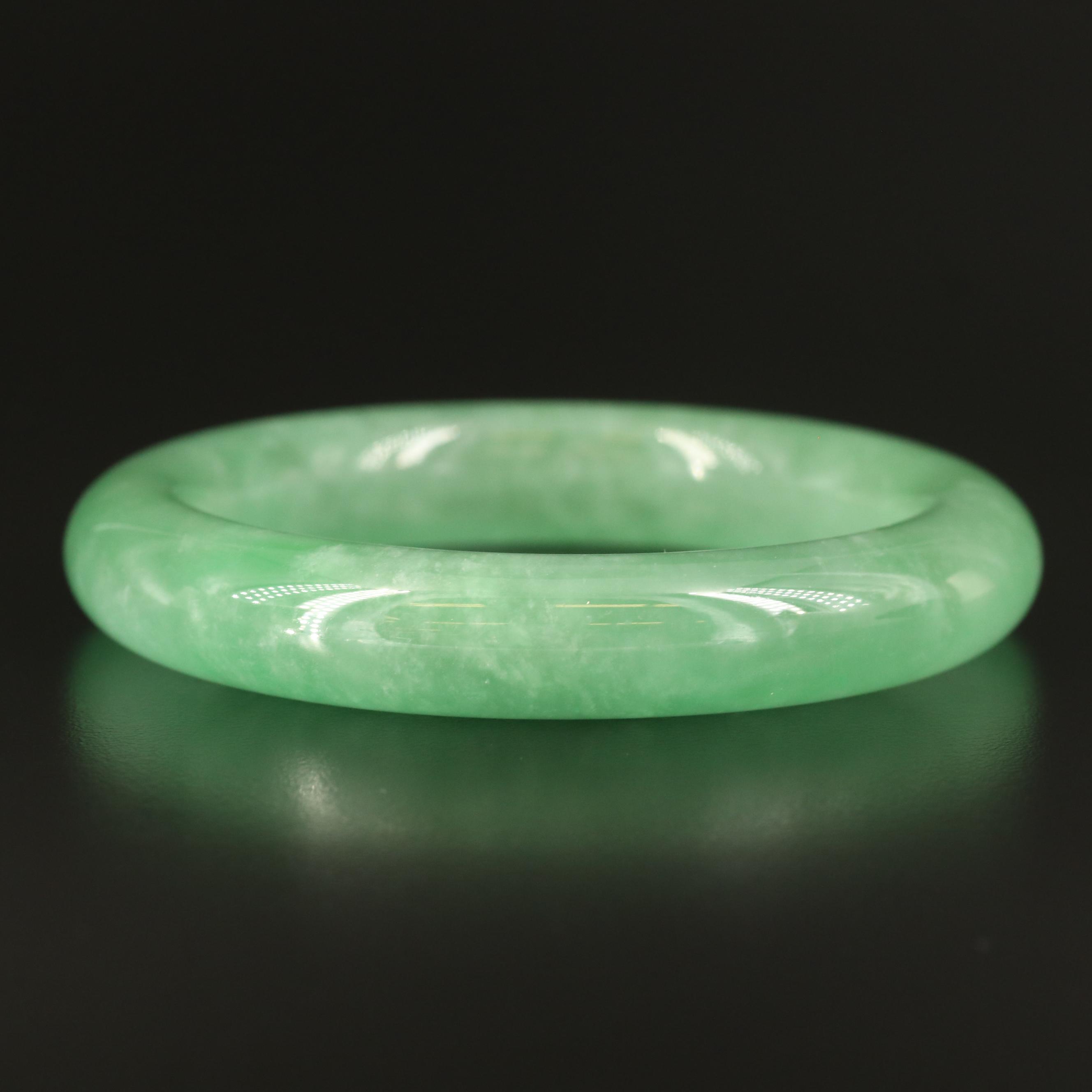 Jadeite Hololith Bangle