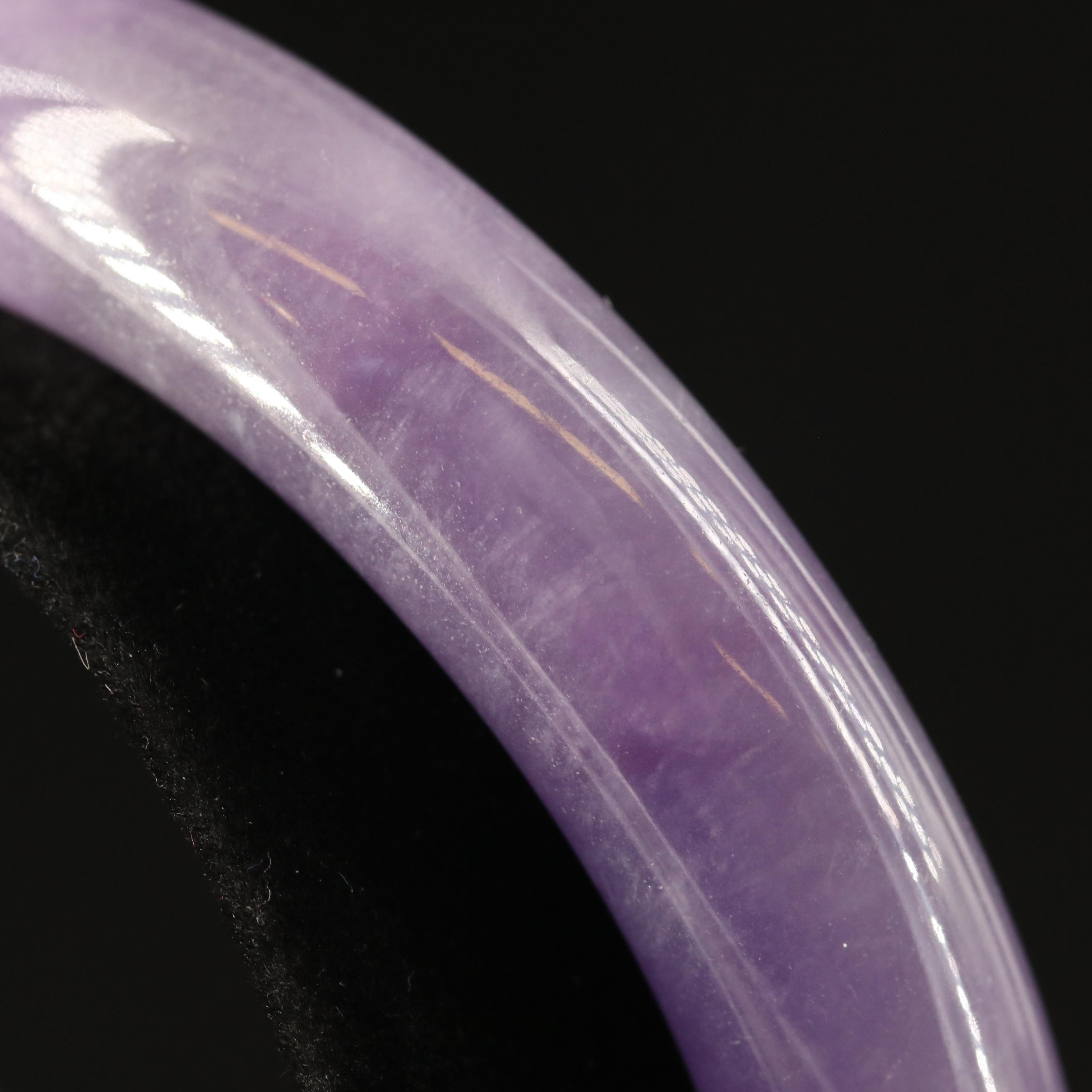 Jadeite Hololith Bangle