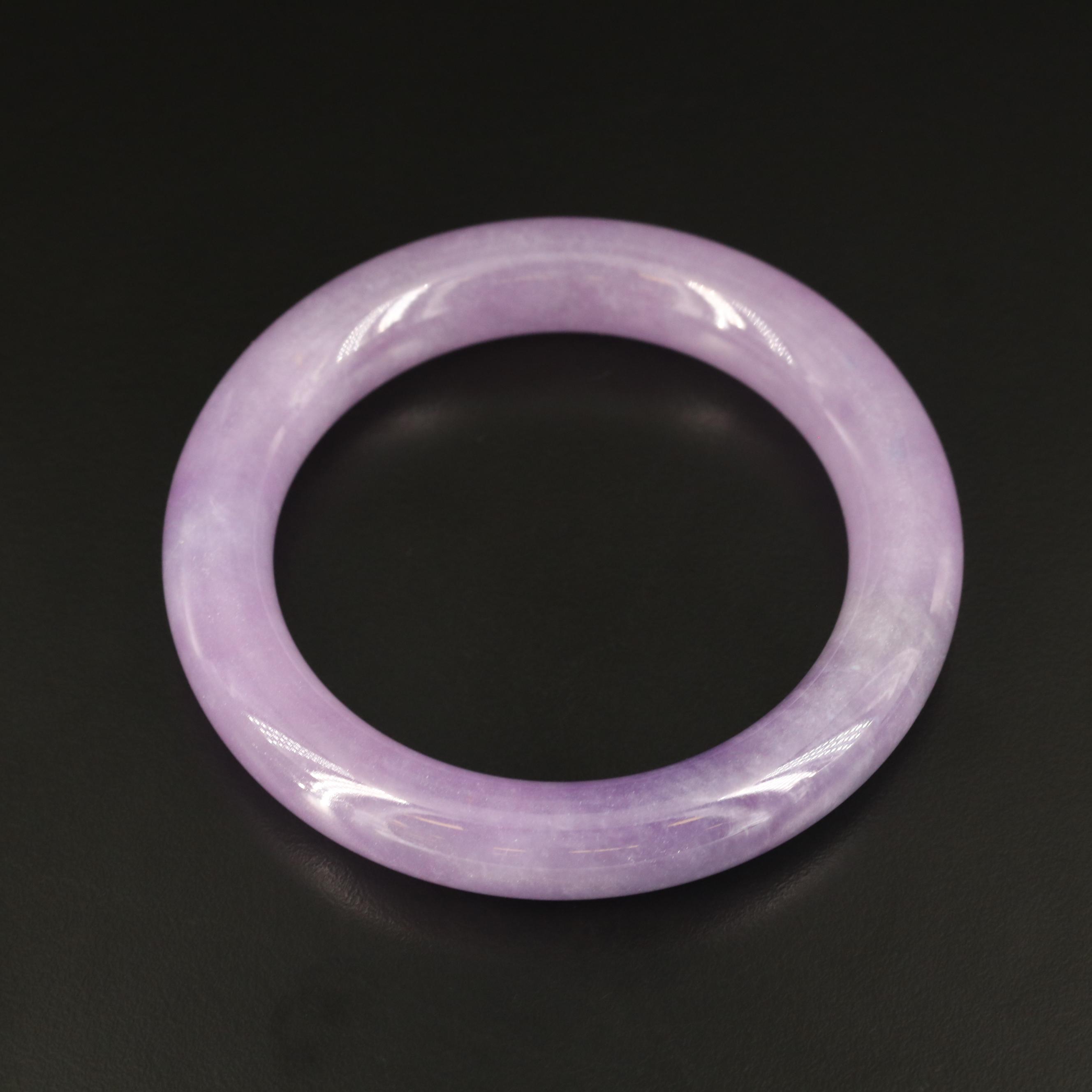 Jadeite Hololith Bangle