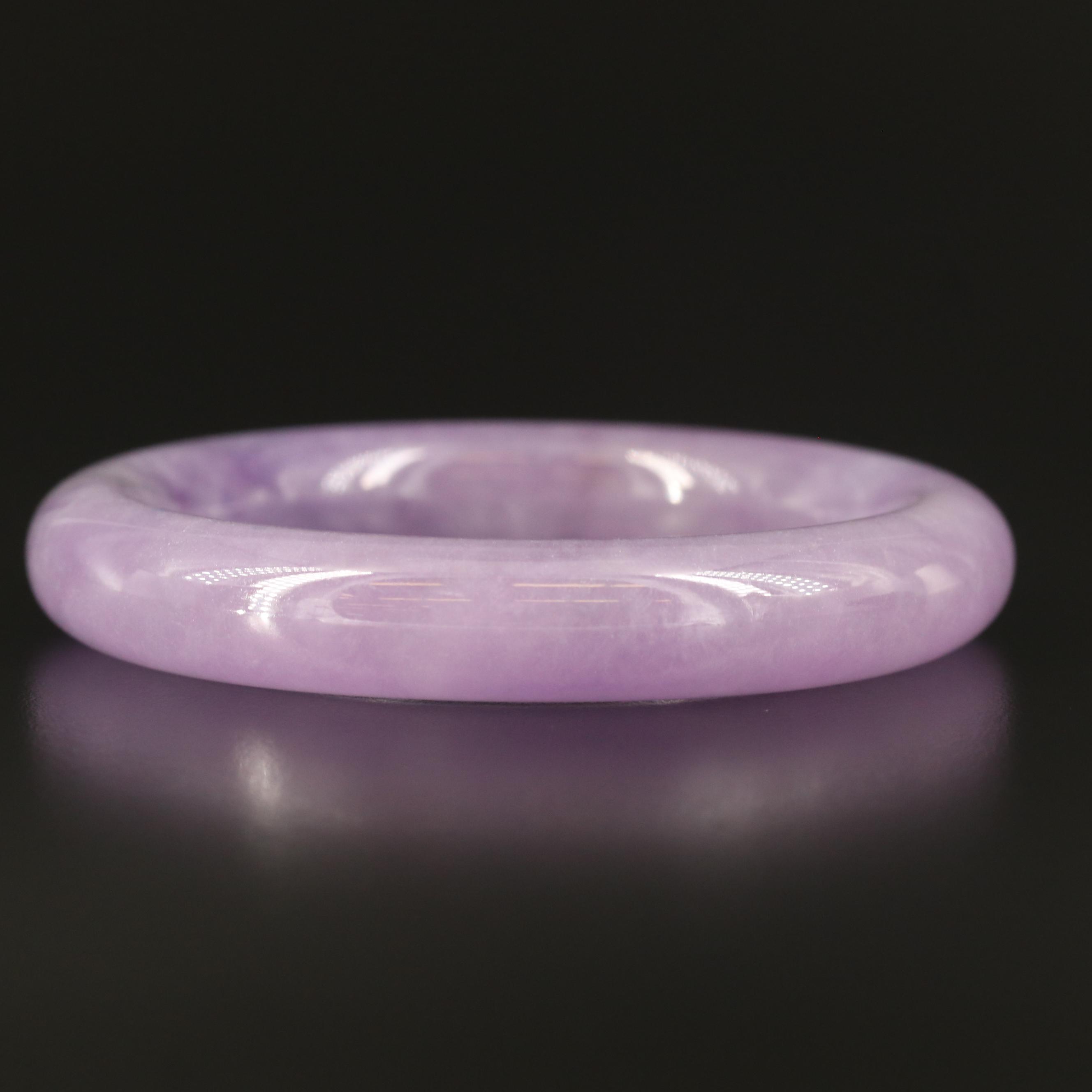 Jadeite Hololith Bangle