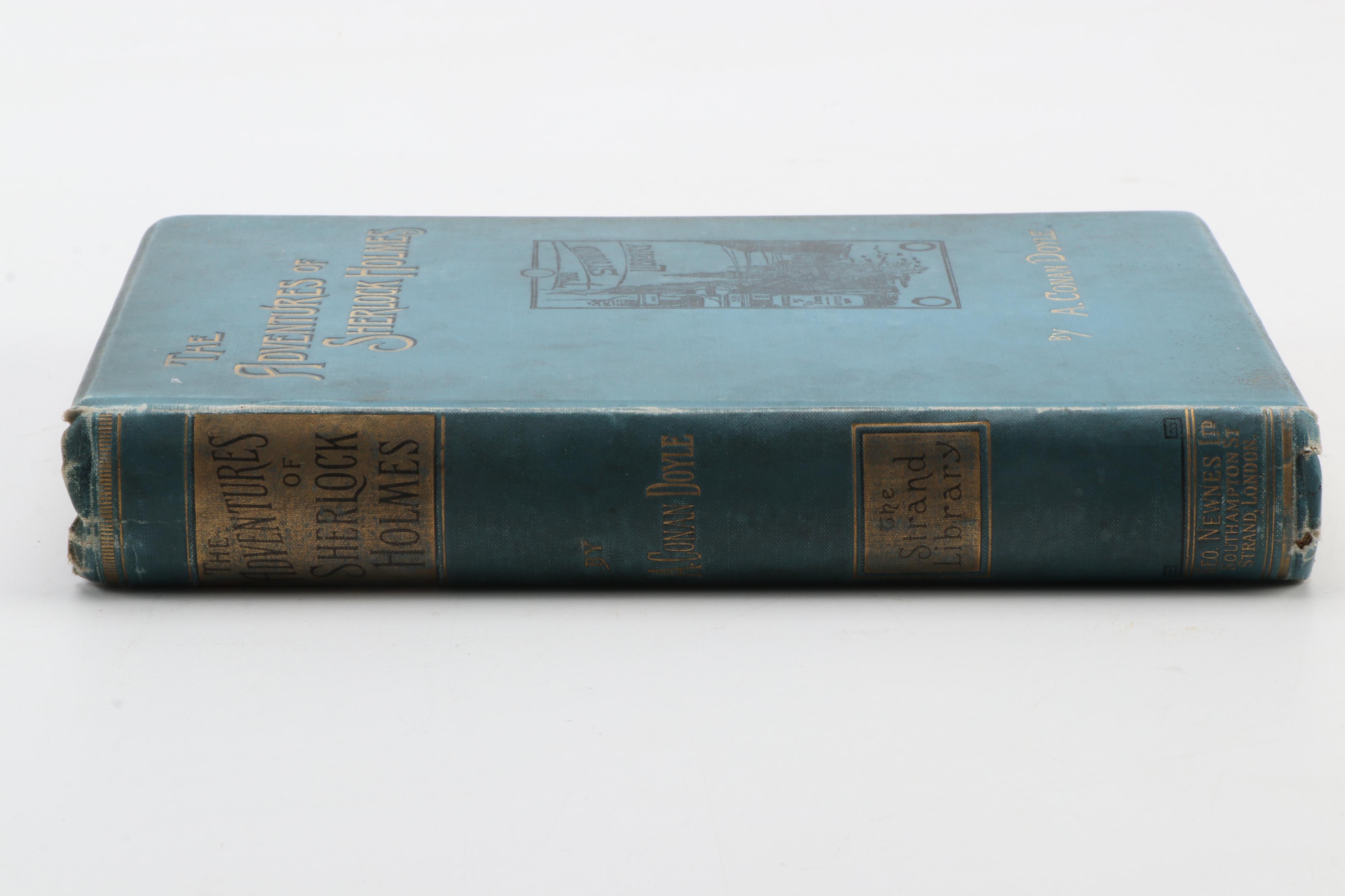 First UK Edition "The Adventures of Sherlock Holmes" by A. C. Doyle, 1892