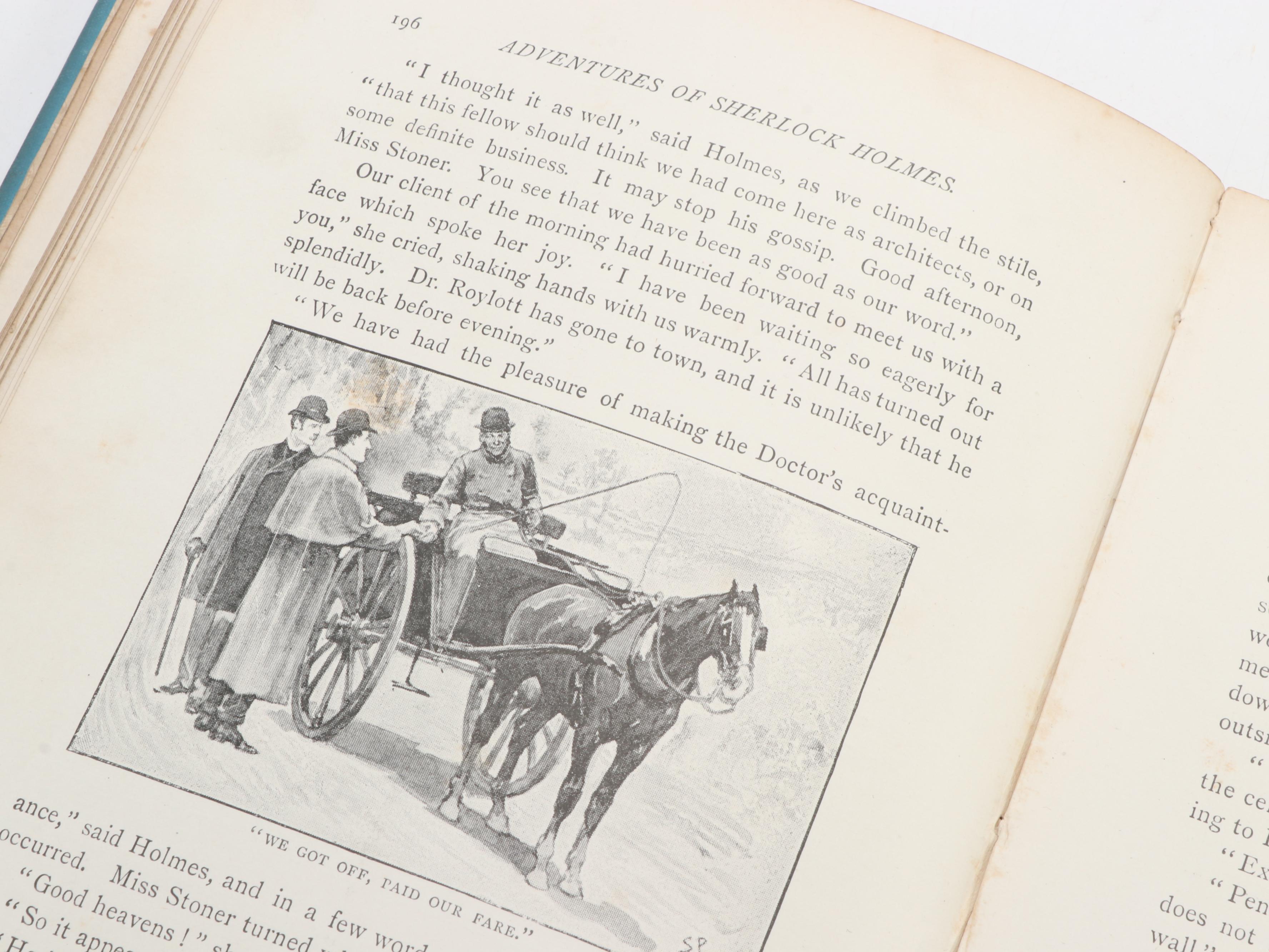 First UK Edition "The Adventures of Sherlock Holmes" by A. C. Doyle, 1892