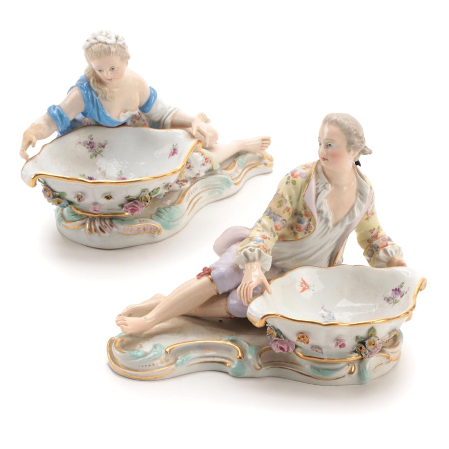 Meissen Porcelain Sweetmeat Dishes, 19th Century