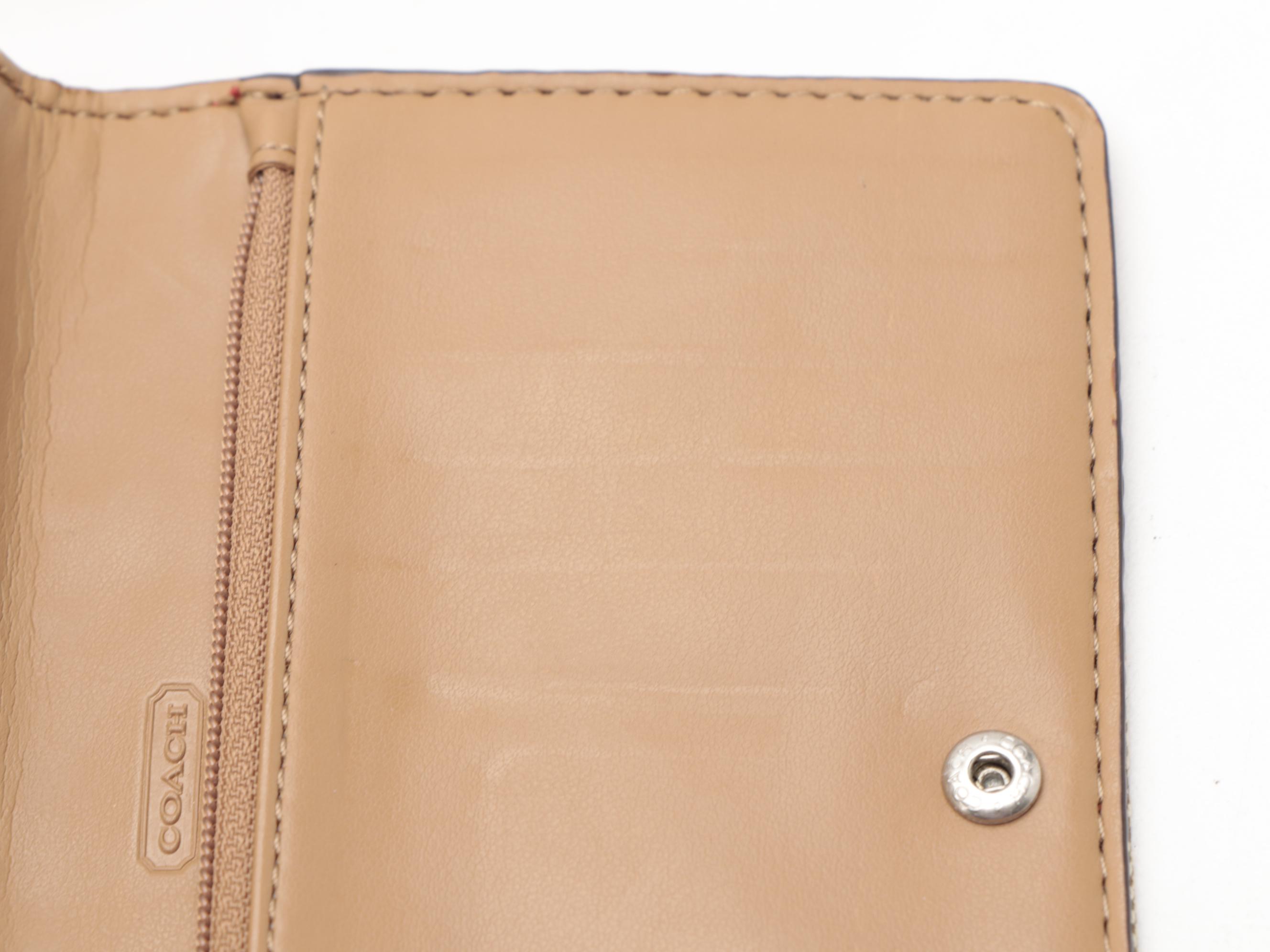 Coach Dylan Crossbody Swing Bag in Signature Canvas with Red Leather Trim