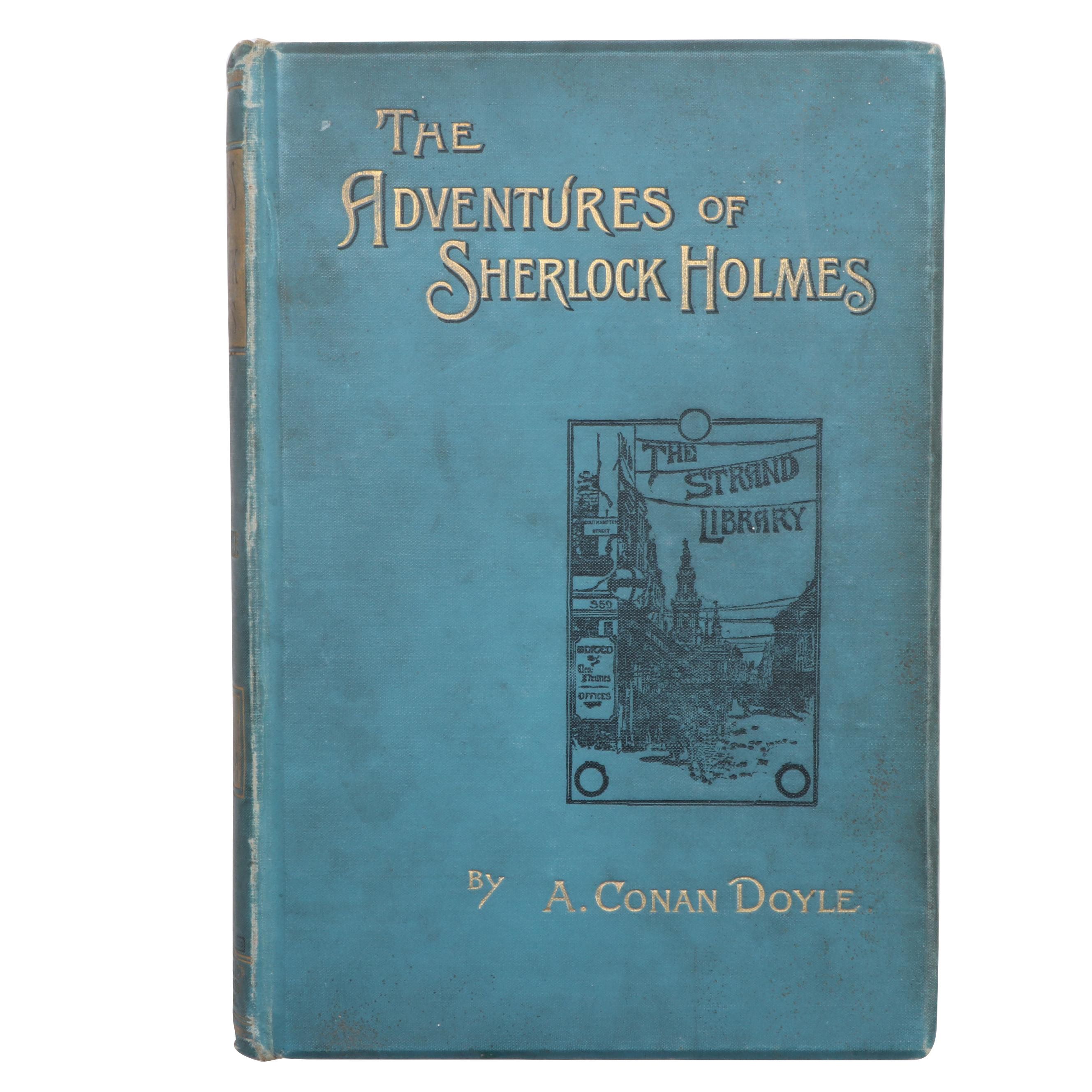 First UK Edition "The Adventures of Sherlock Holmes" by A. C. Doyle, 1892