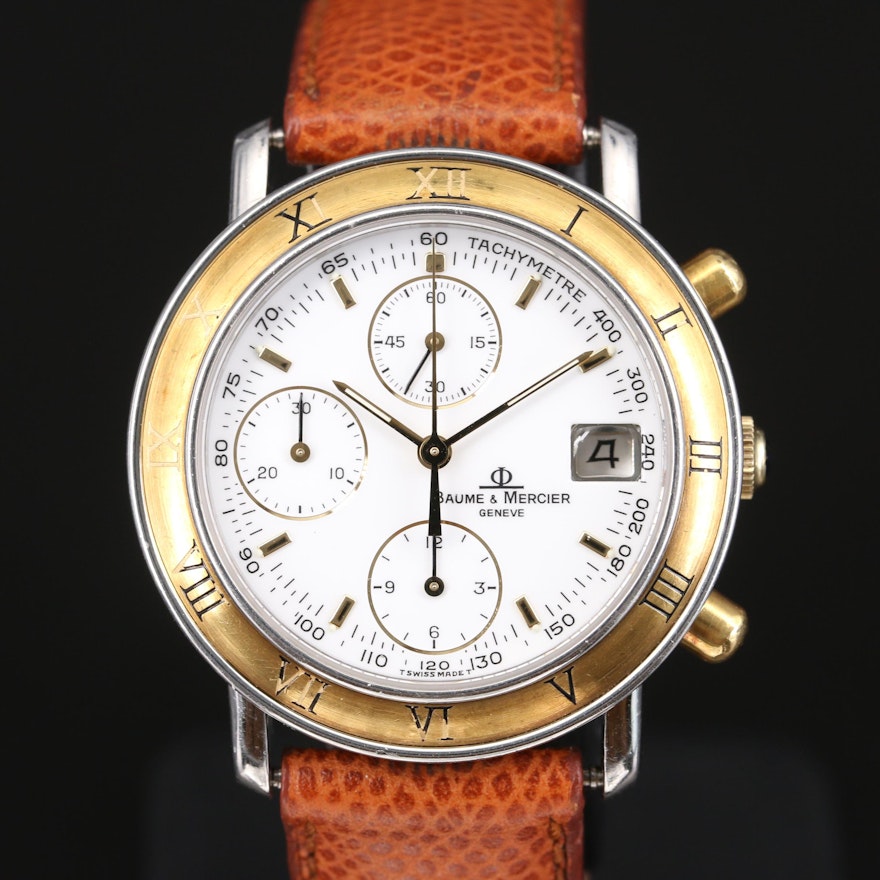 Baume & Mercier Transpacific Baumatic Chronograph Wristwatch