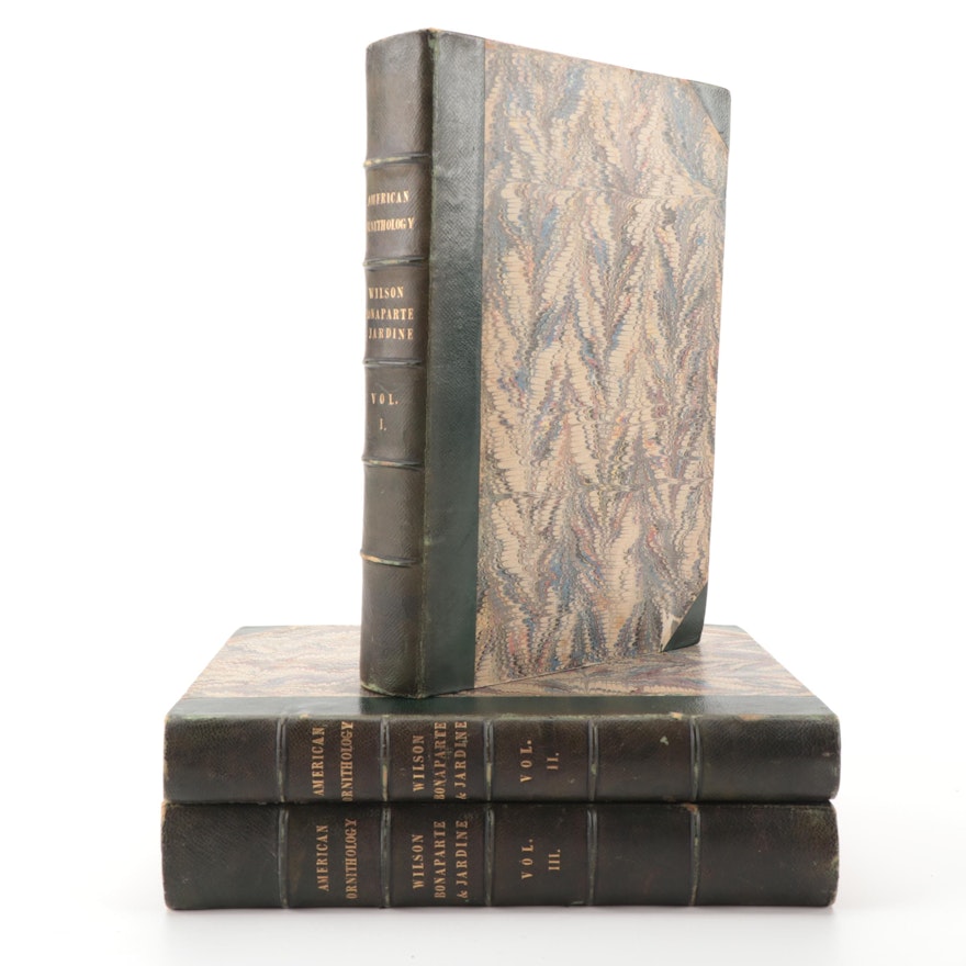 First UK Edition "American Ornithology" Three-Volume Set, 1832