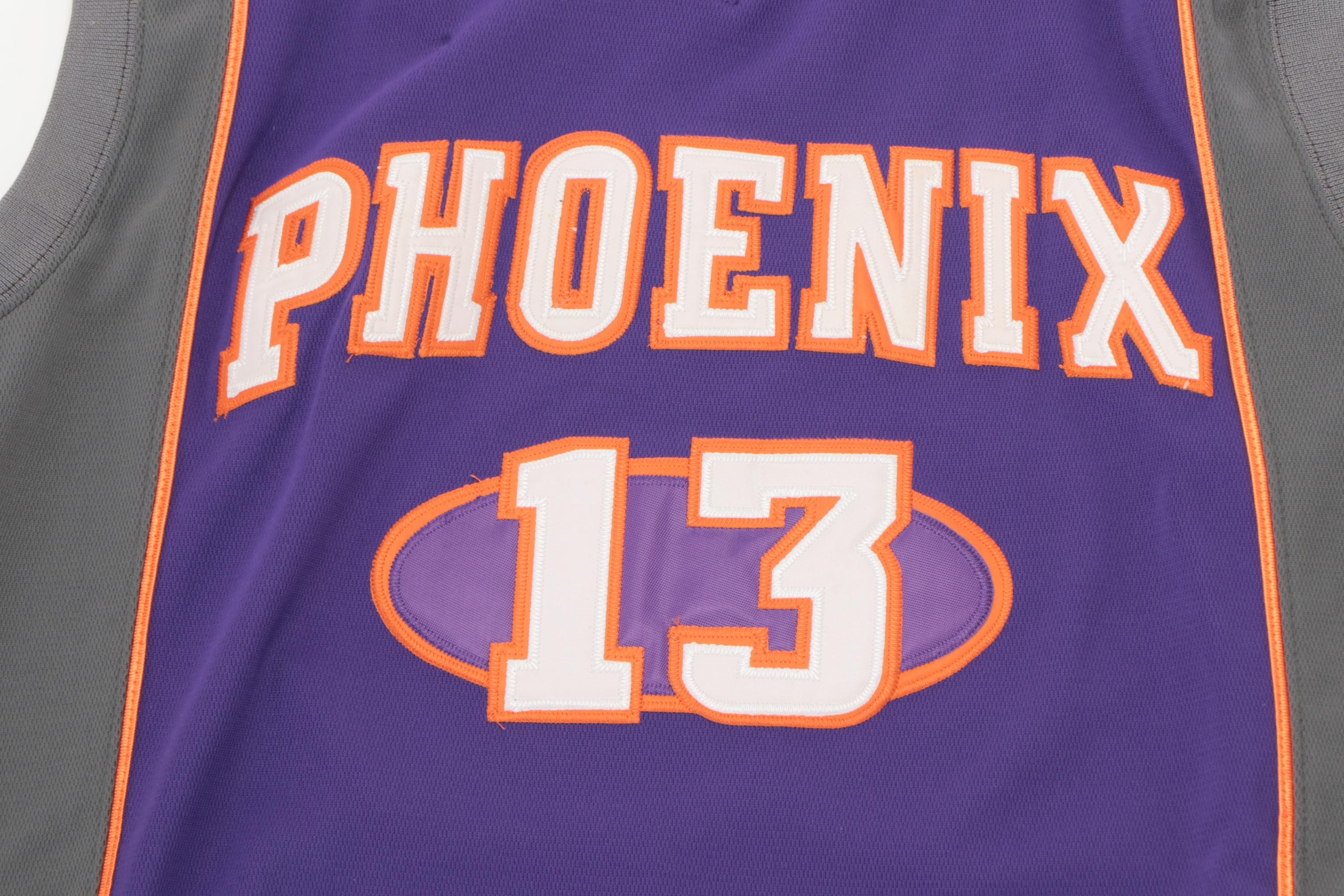 Steve Nash and Amar'e Stoudemire Signed Adidas Charlotte Hornets Jerseys, COAs