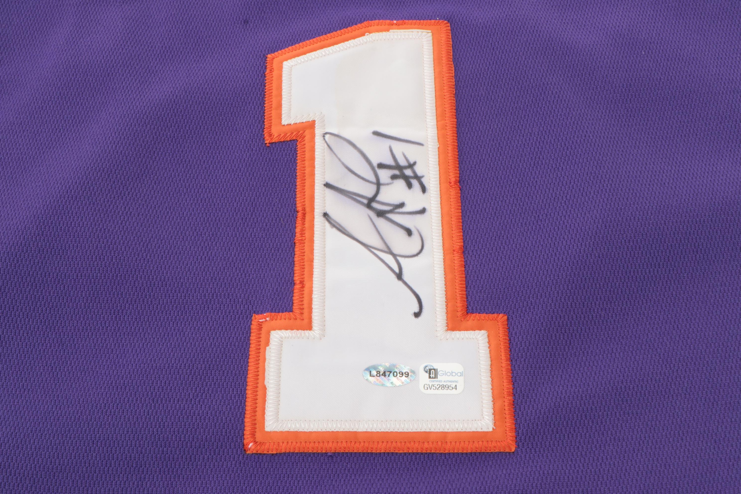 Steve Nash and Amar'e Stoudemire Signed Adidas Charlotte Hornets Jerseys, COAs