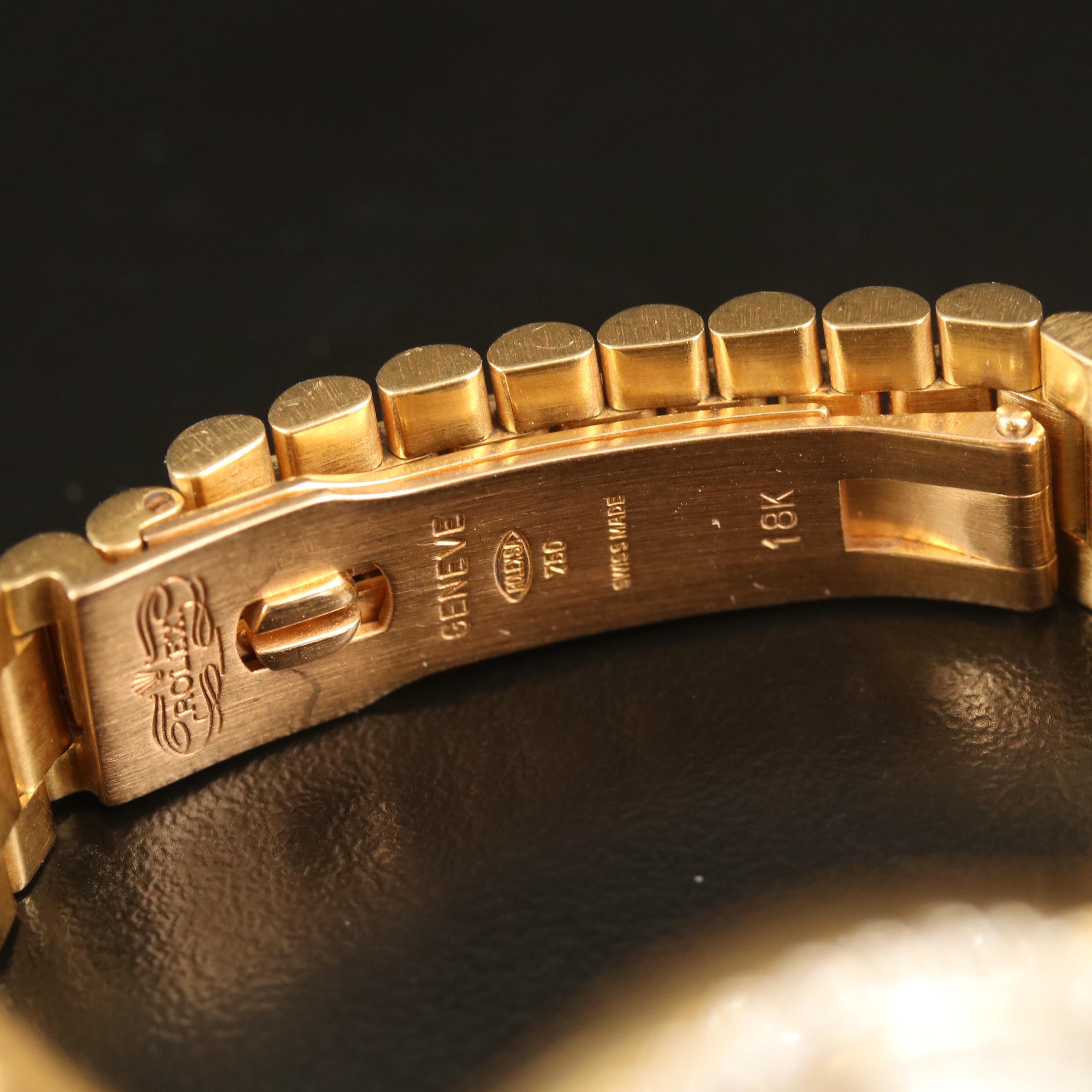 1973 Rolex "Datejust President" 18K 1.00 CTW Diamond Automatic Watch