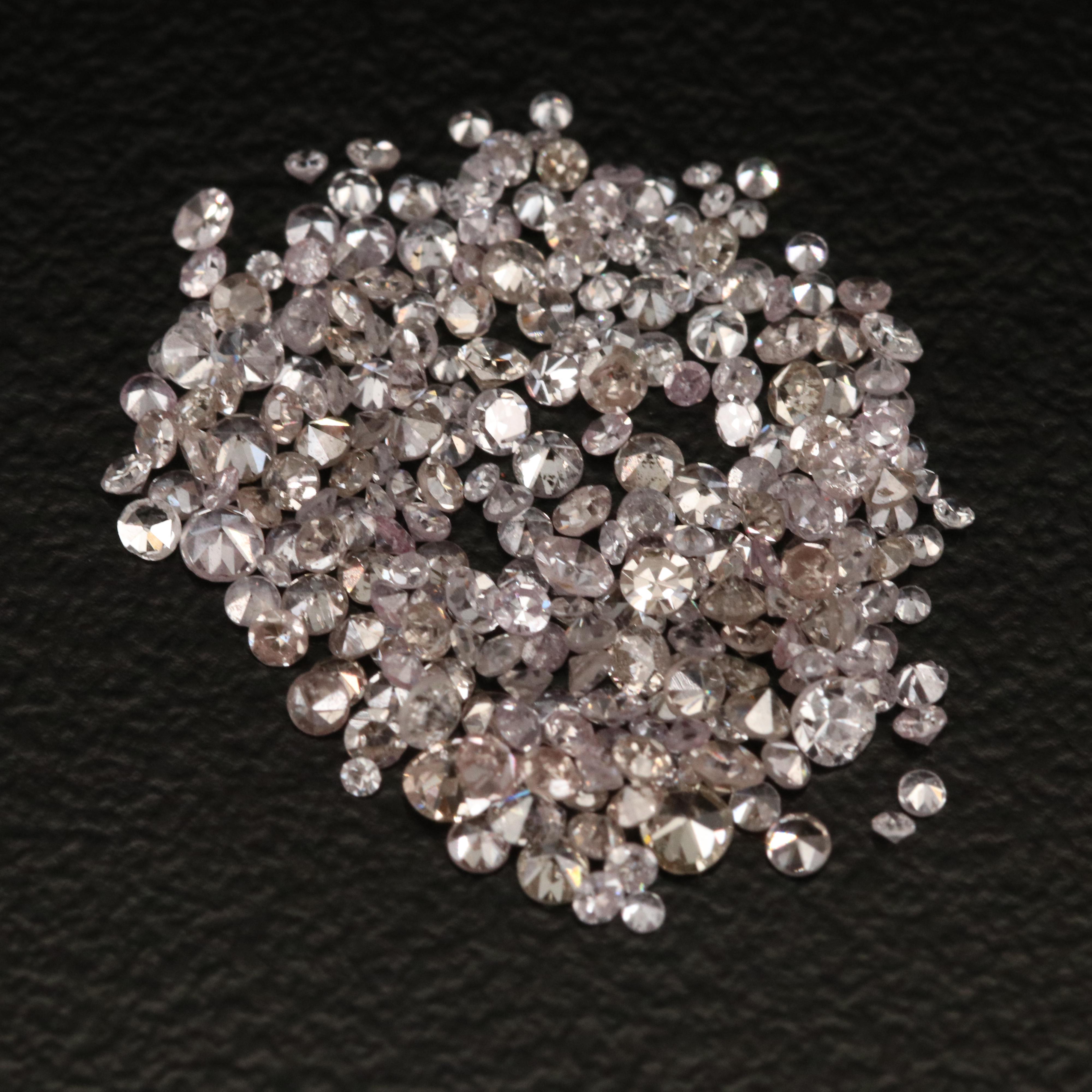 Loose 2.32 CTW Single Cut Diamonds