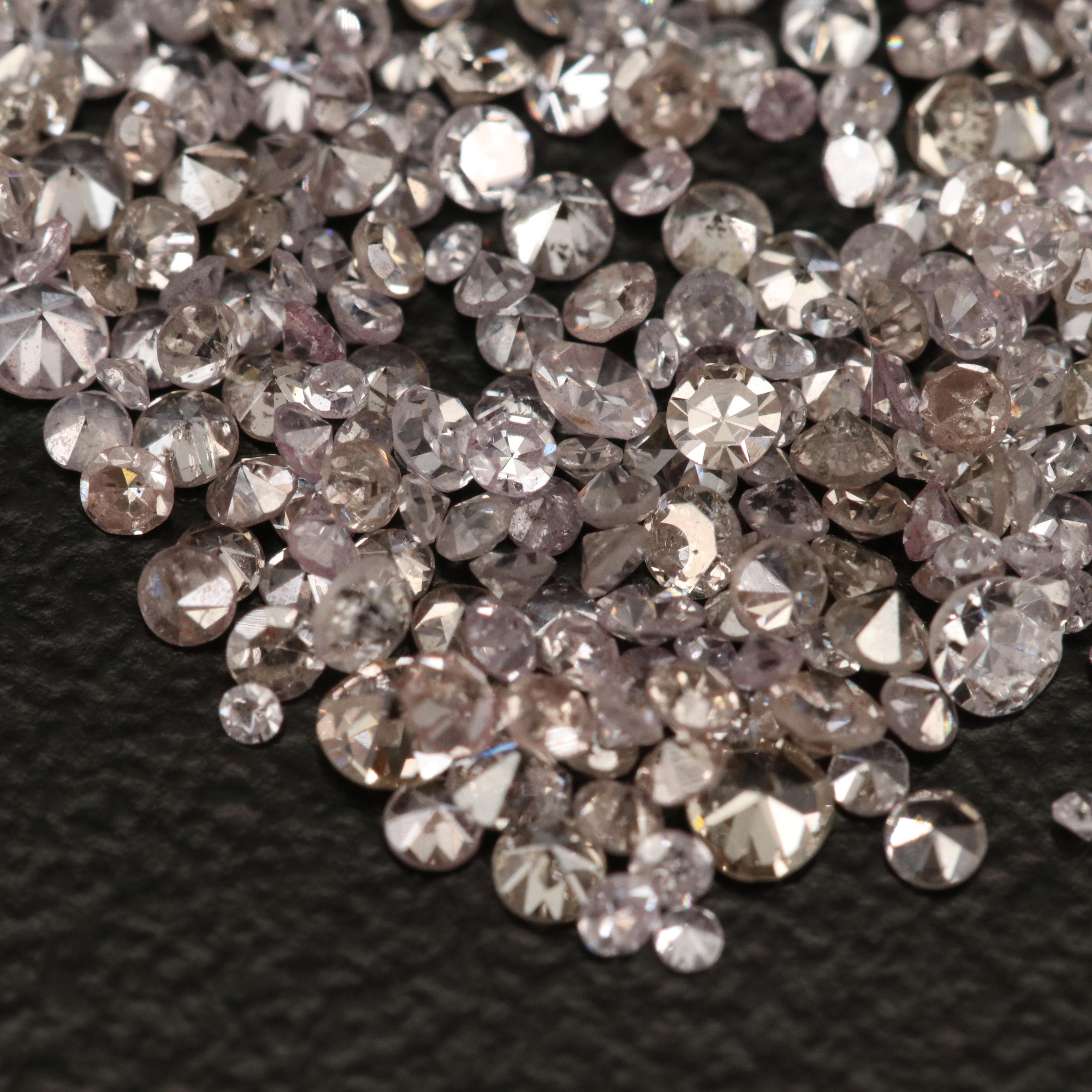 Loose 2.32 CTW Single Cut Diamonds