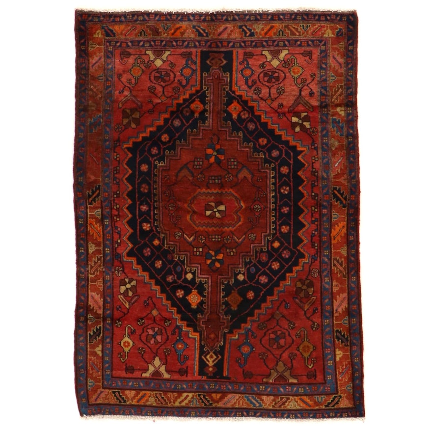 4'7 x 6'7 Hand-Knotted Northwest Persian Area Rug