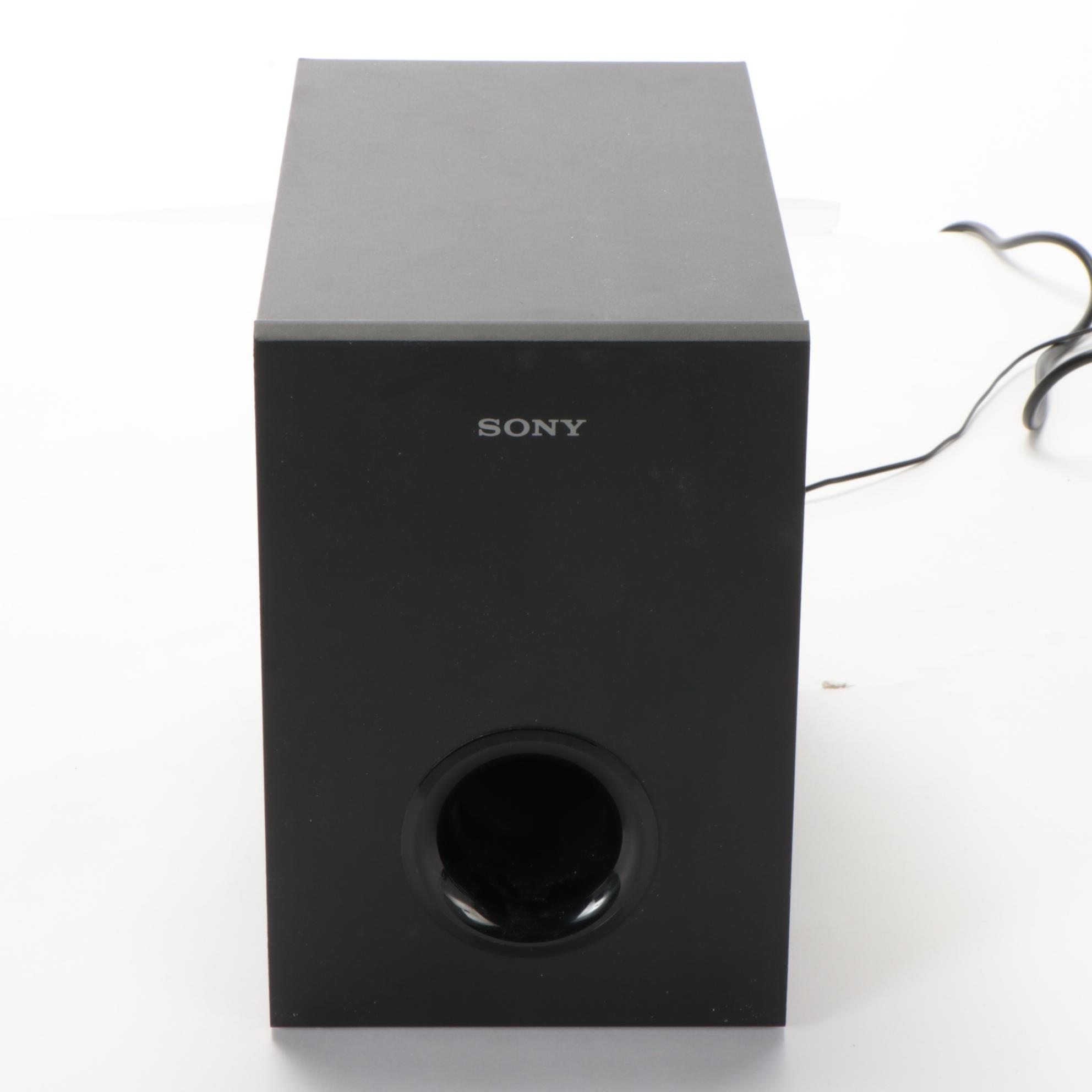 Sony SA-CT60 Soundbar and Subwoofer with BDP-S360 Blu-ray Player