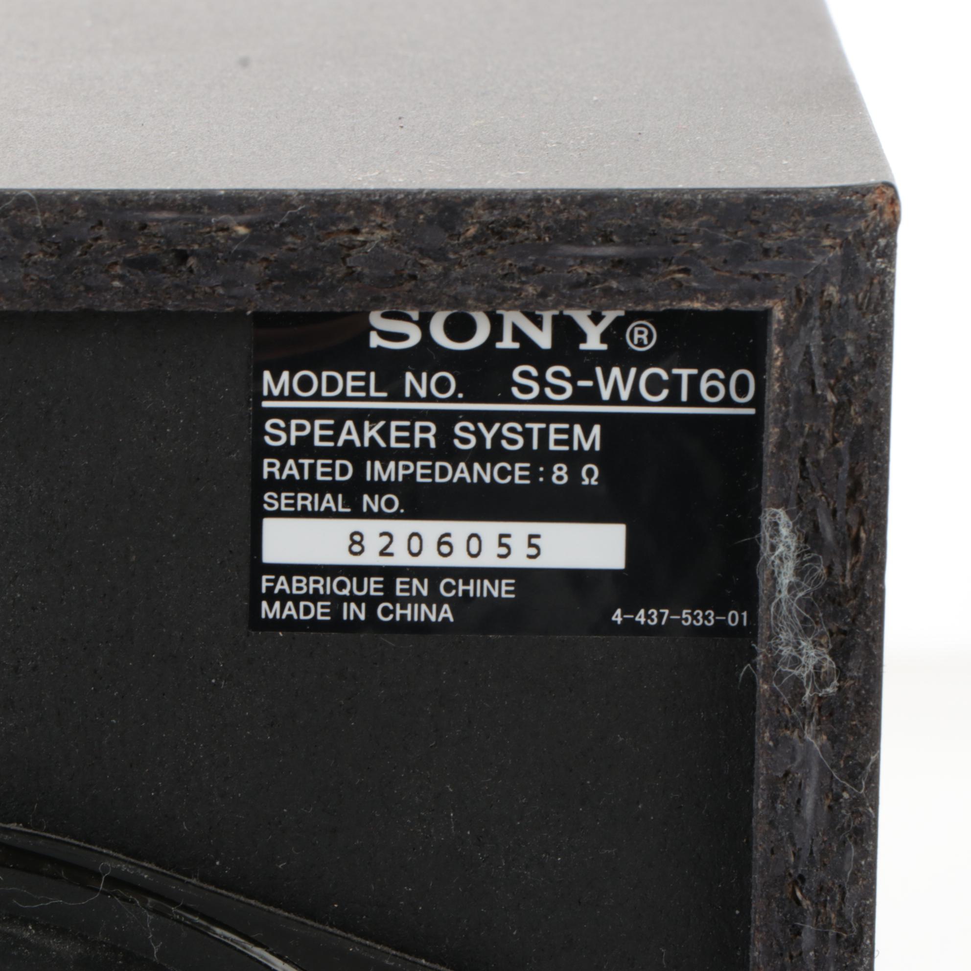 Sony SA-CT60 Soundbar and Subwoofer with BDP-S360 Blu-ray Player