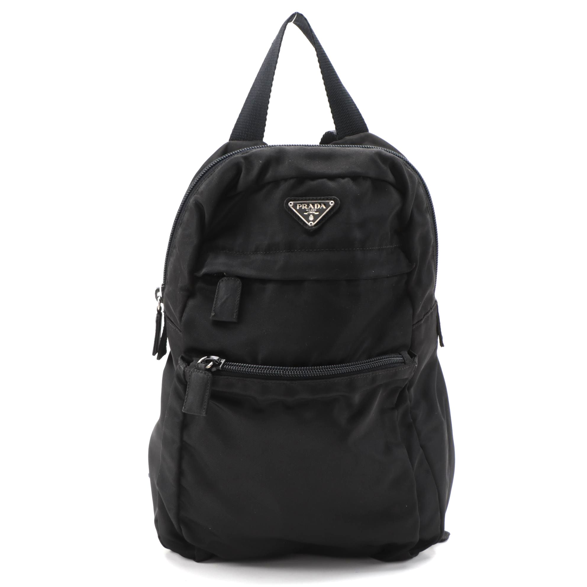 Prada Mini Backpack in Black Tessuto Nylon