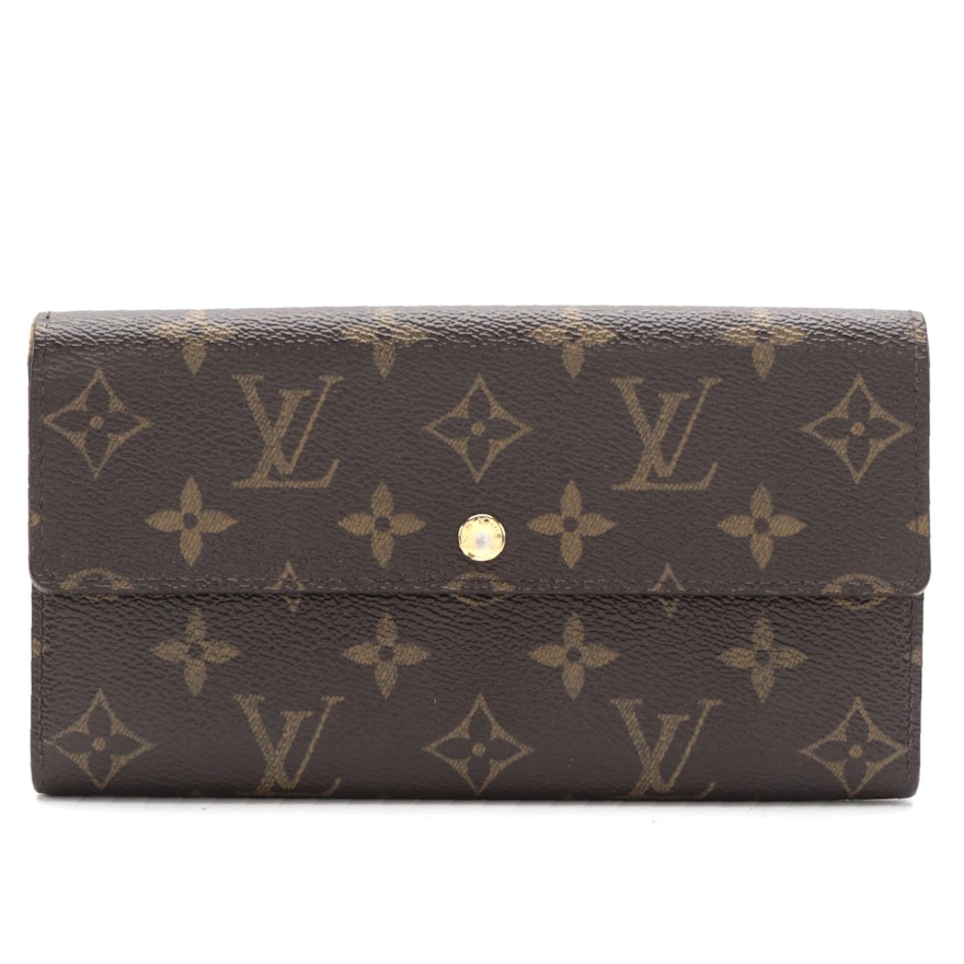 Louis Vuitton Sarah Wallet in Monogram Canvas