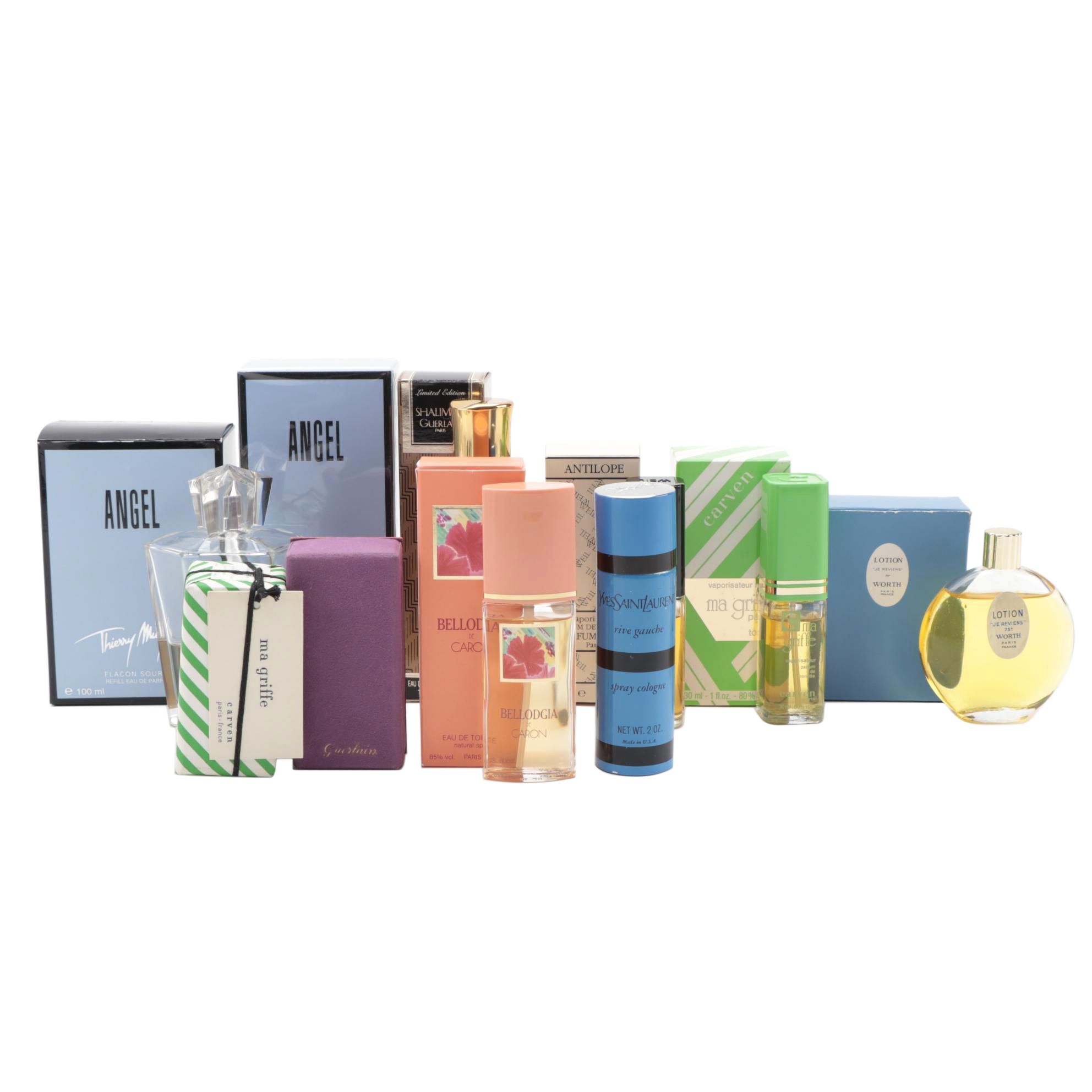 Thierry Mugler "Angel", Guerlain "Shalimar" and Other Perfumes