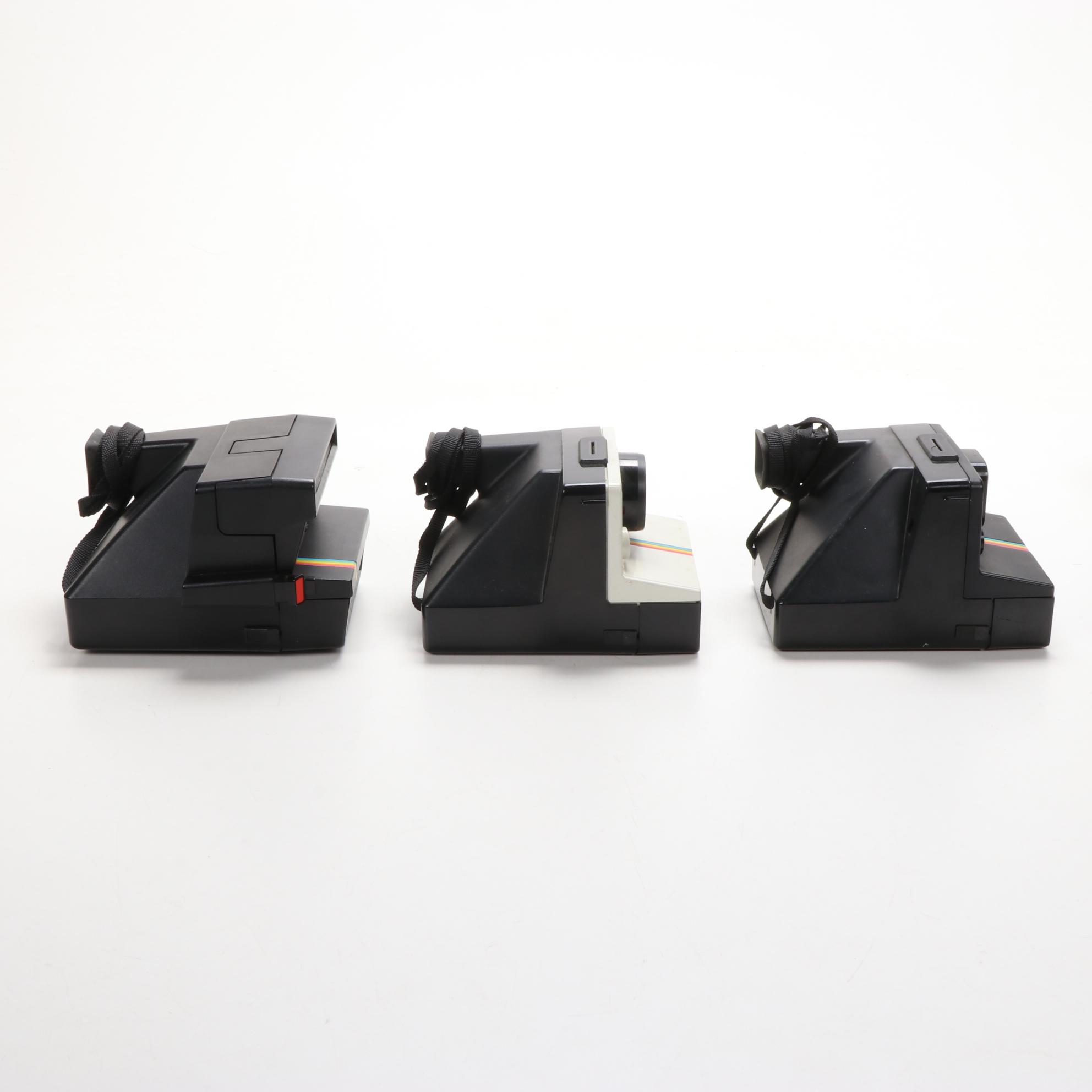 Polaroid Land Cameras with Accessories