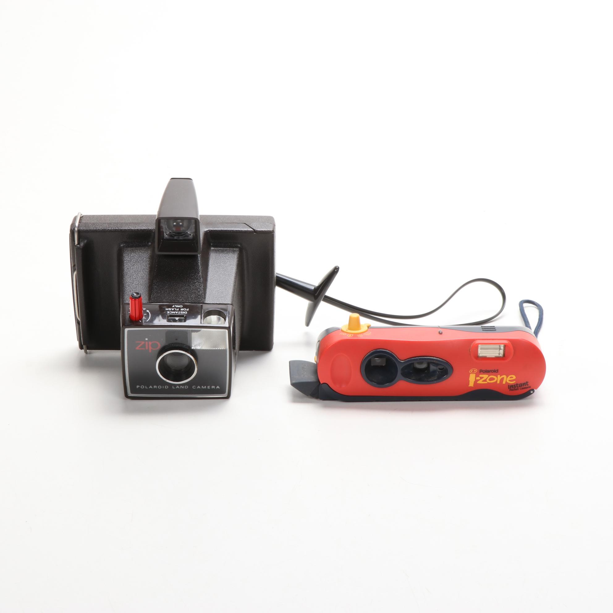 Polaroid Land Cameras with Accessories