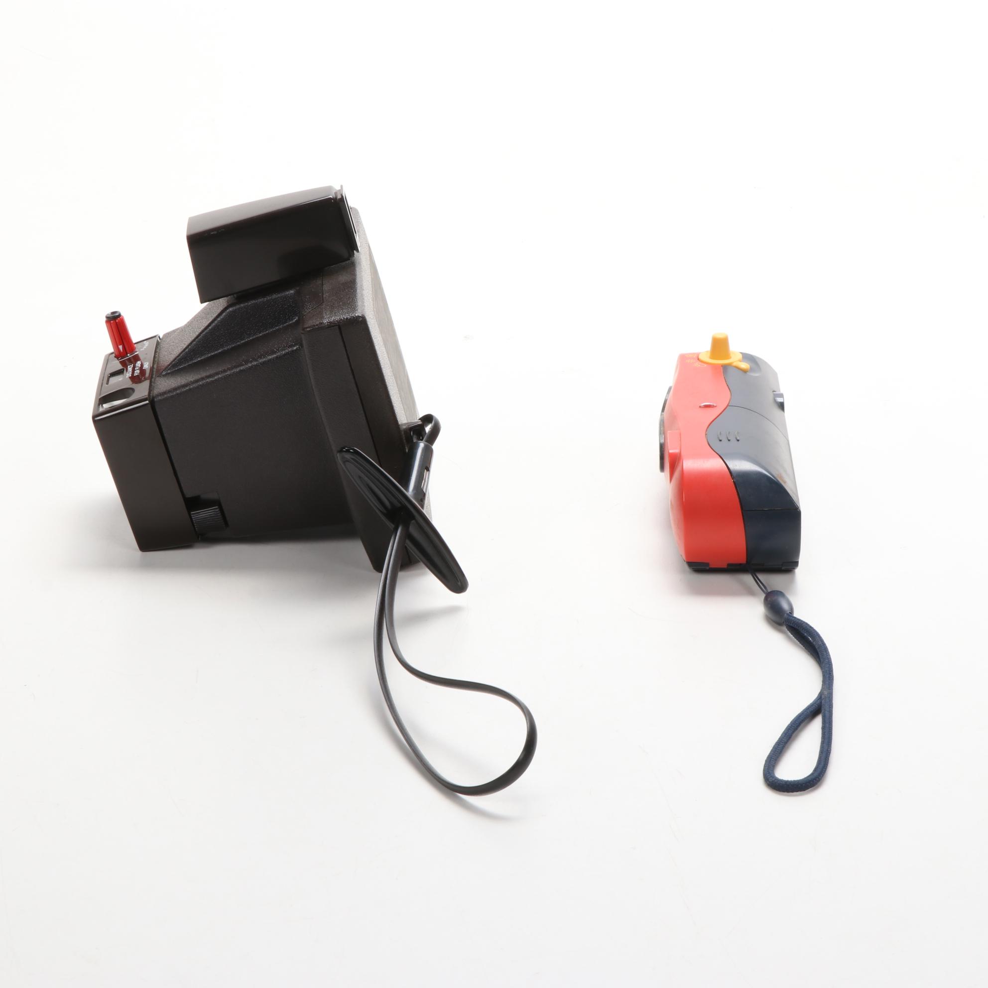 Polaroid Land Cameras with Accessories