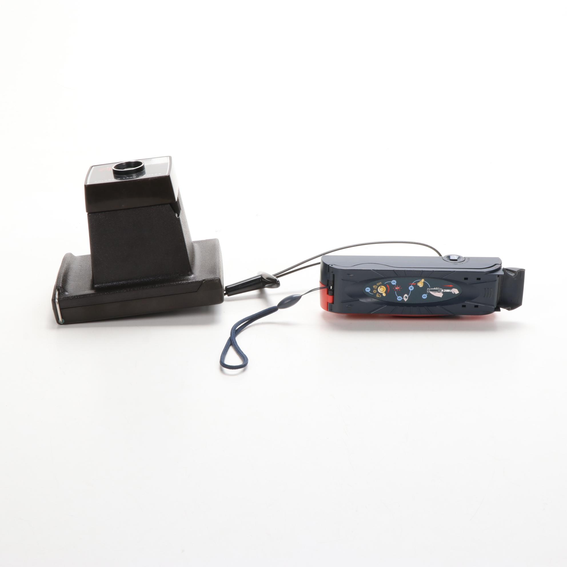 Polaroid Land Cameras with Accessories