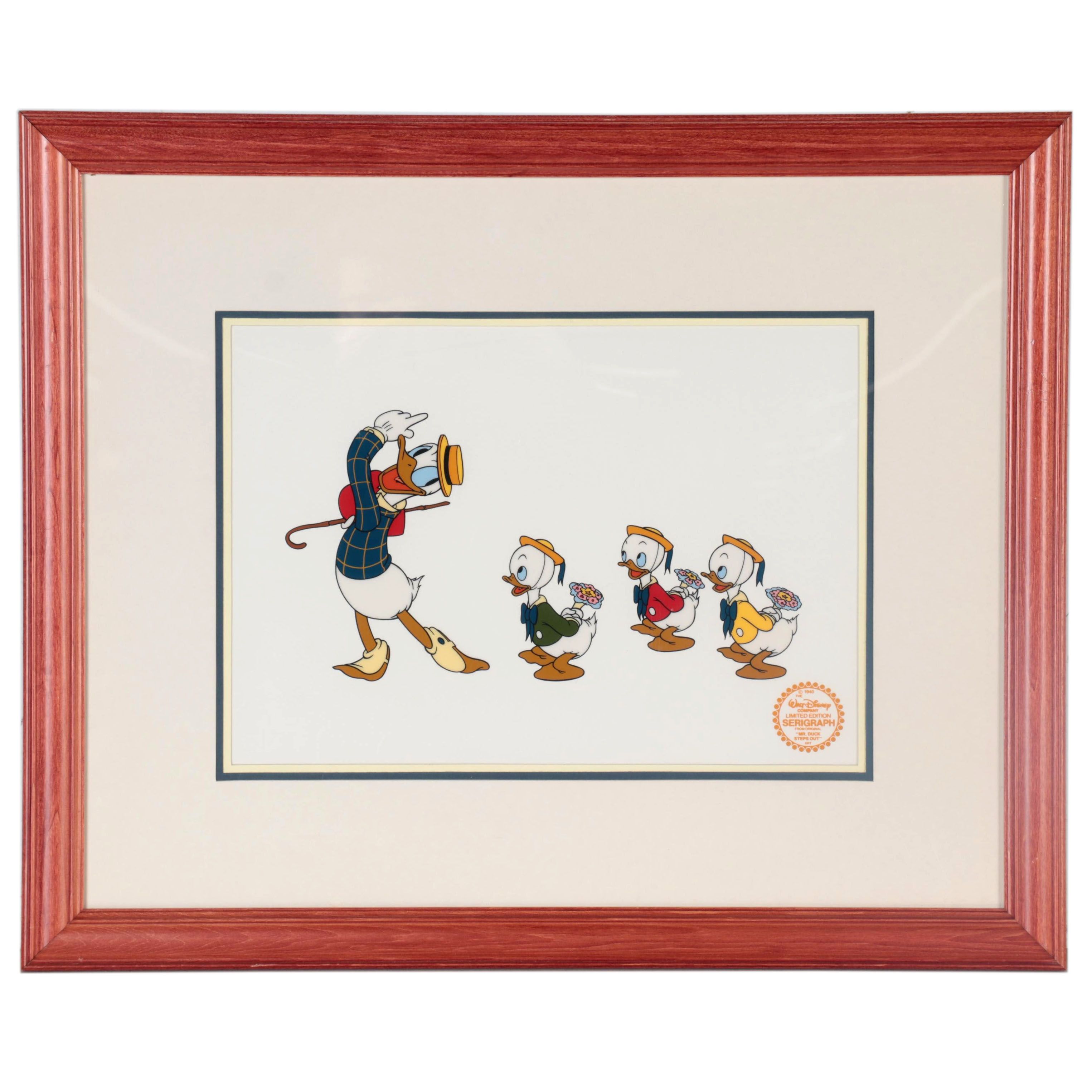 The Walt Disney Company Sericel "Mr. Duck Steps Out"