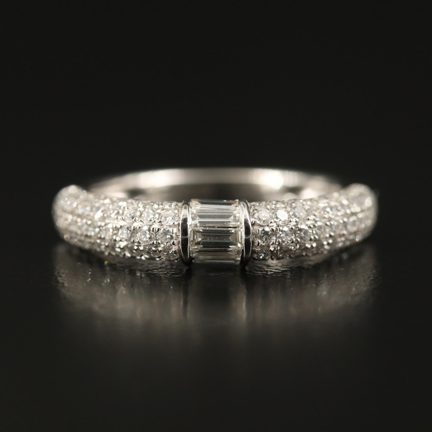 EFFY 14K Diamond Pavé Ring