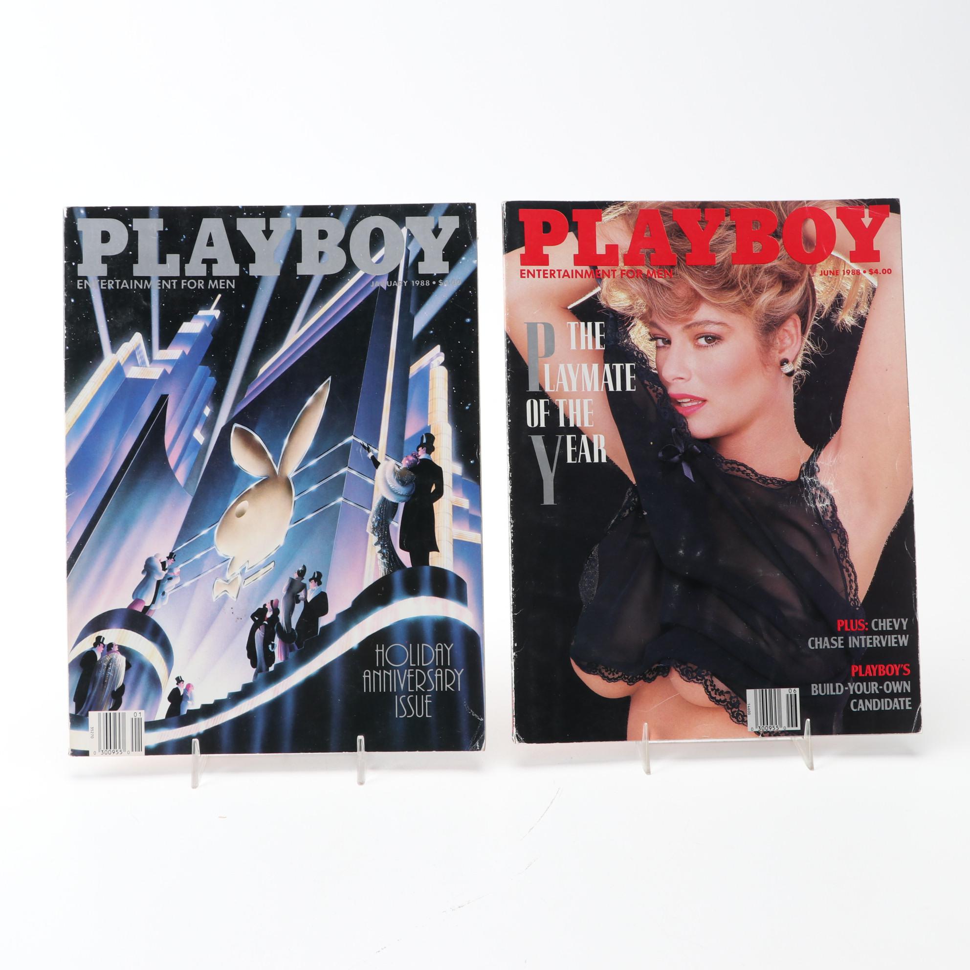 "Playboy" Magazines Including Suzanne Somers, Sally Field and Others