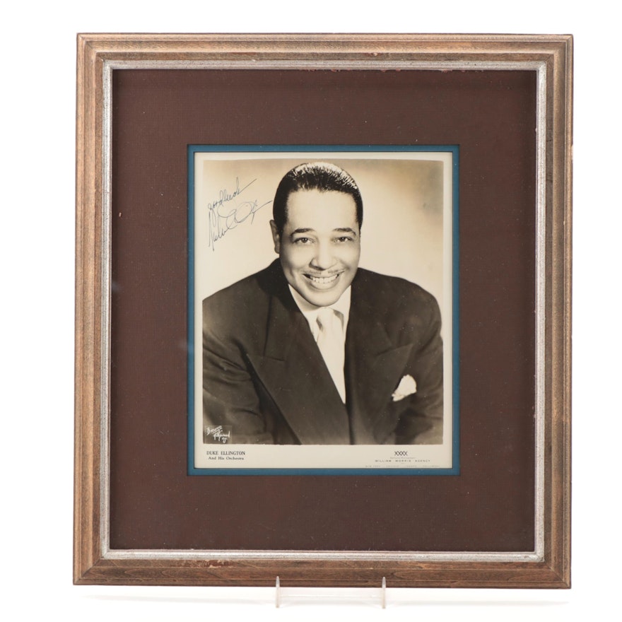 Duke Ellington Signed Promotional Photo Print, Visual COA